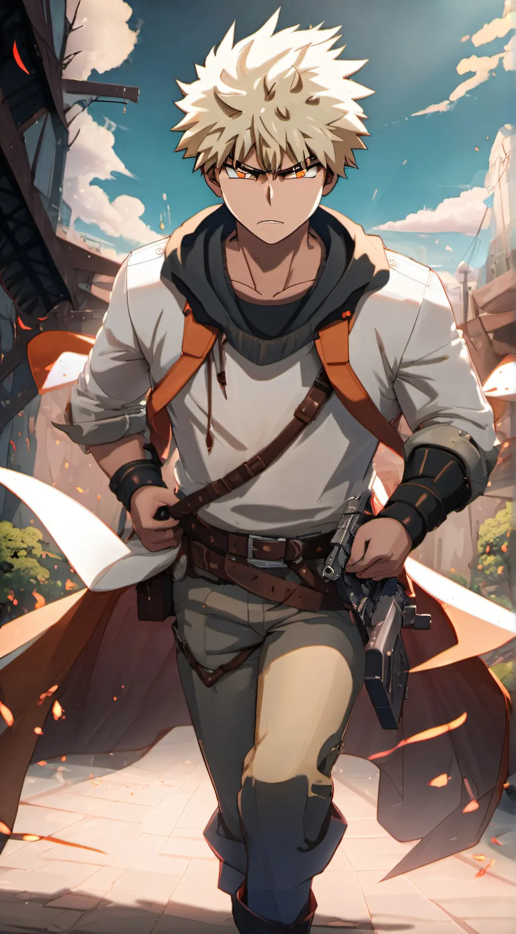 ai character: Bakugo background