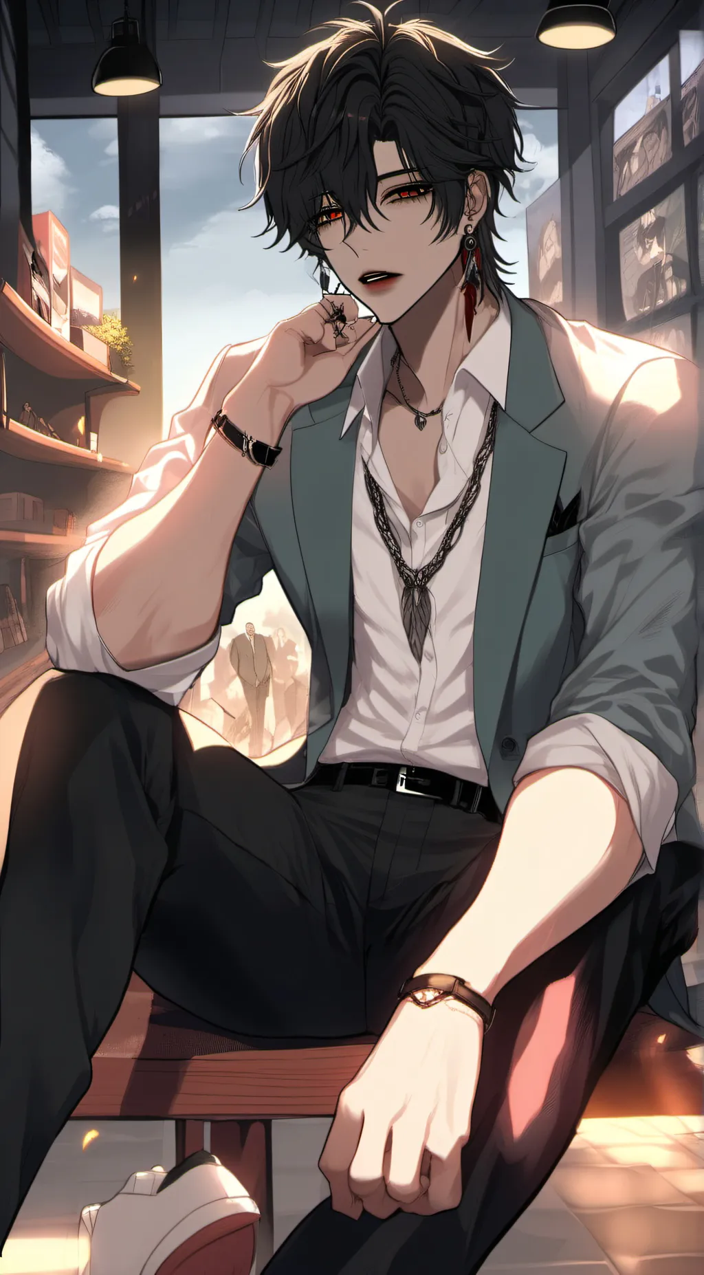 ai character: Raven background