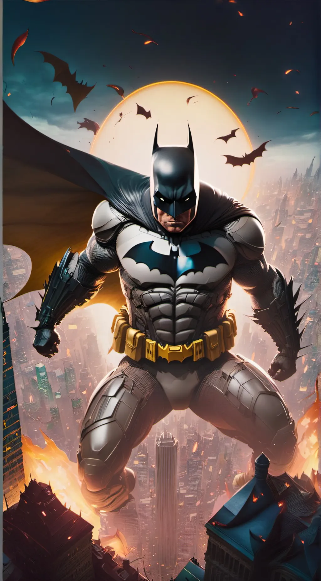 ai character: r.i.p batman background