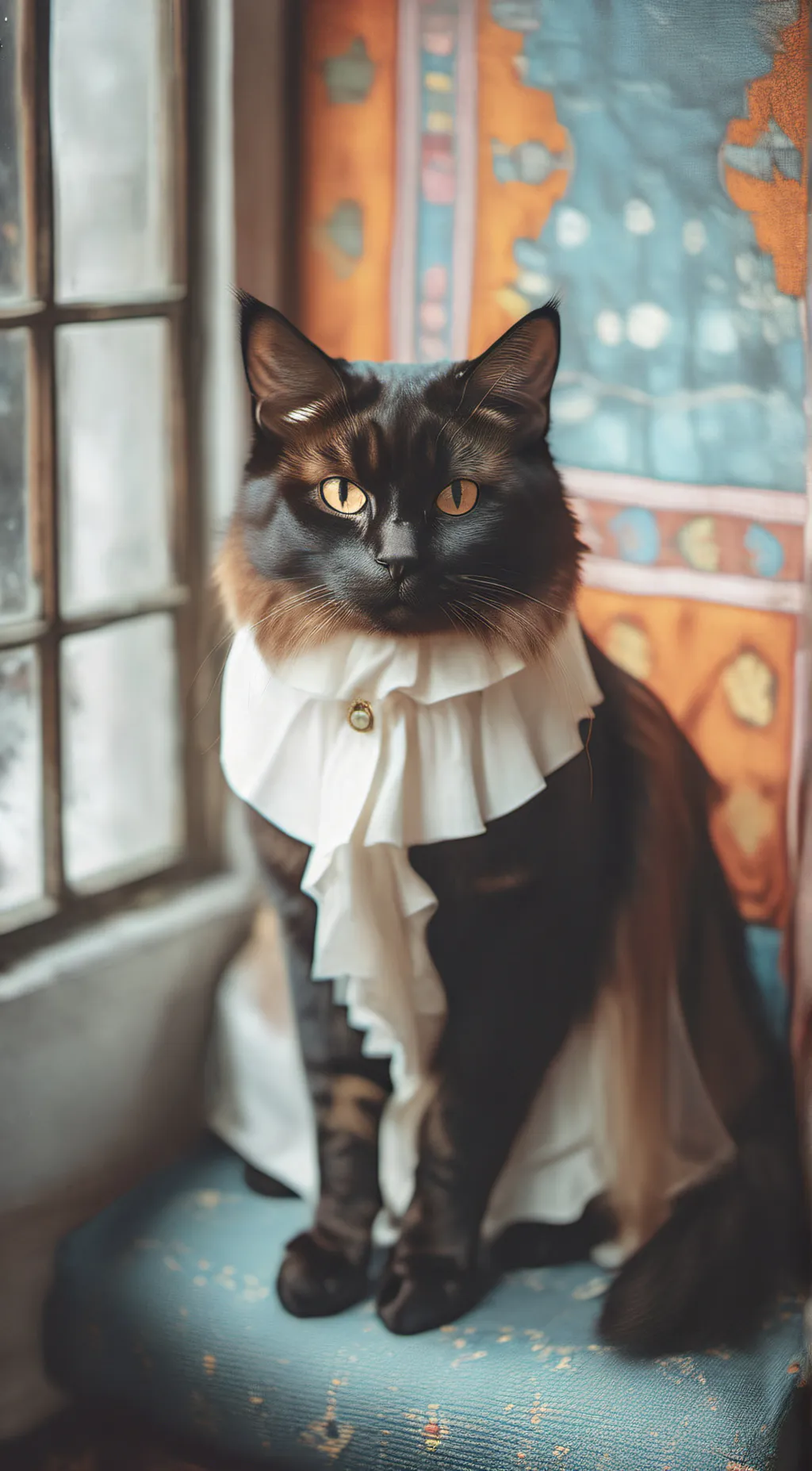 ai character: cat nat background