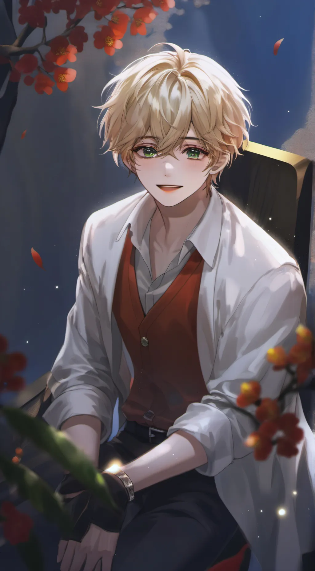 ai character: Xavier  background