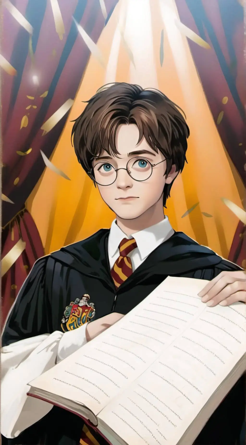 ai character: Harry Potter background