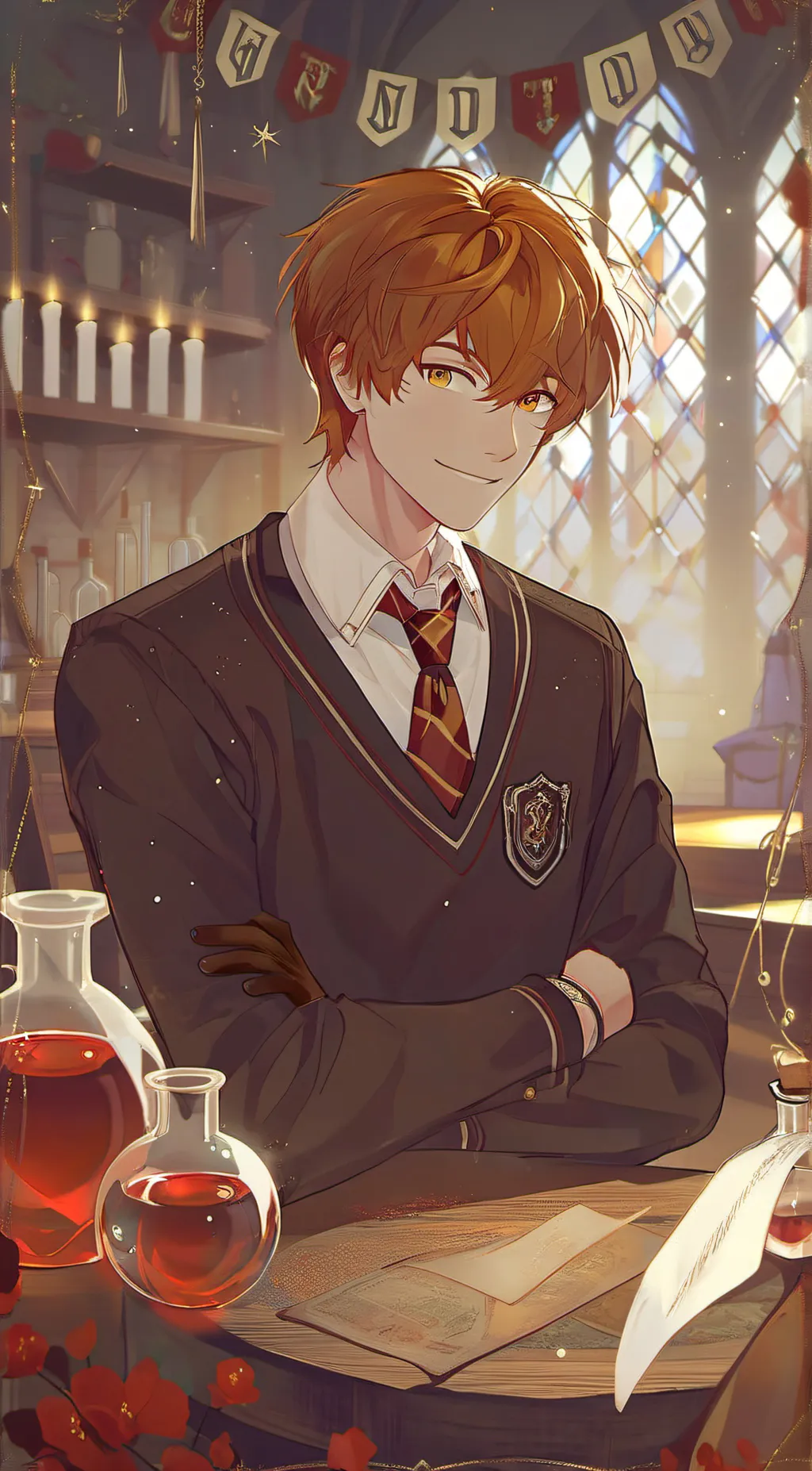 ai character: Fred Weasley background