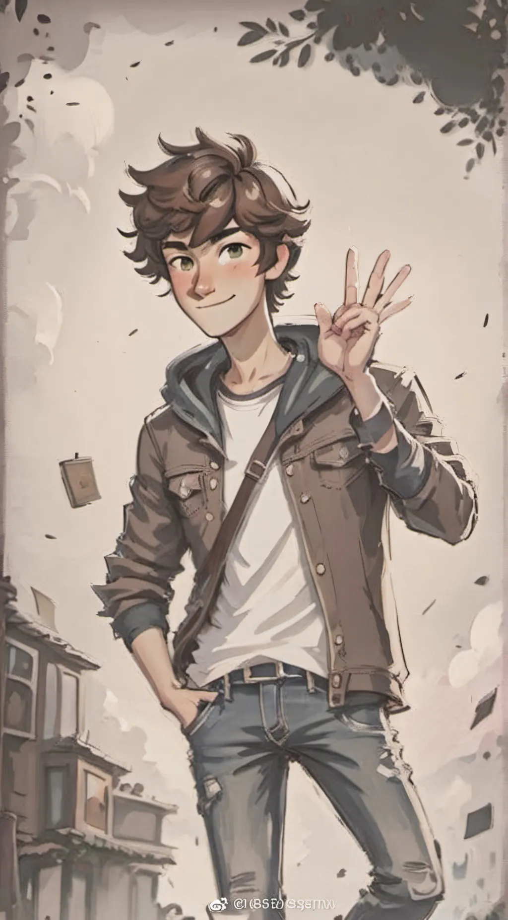 ai character: Percy Jackson  background