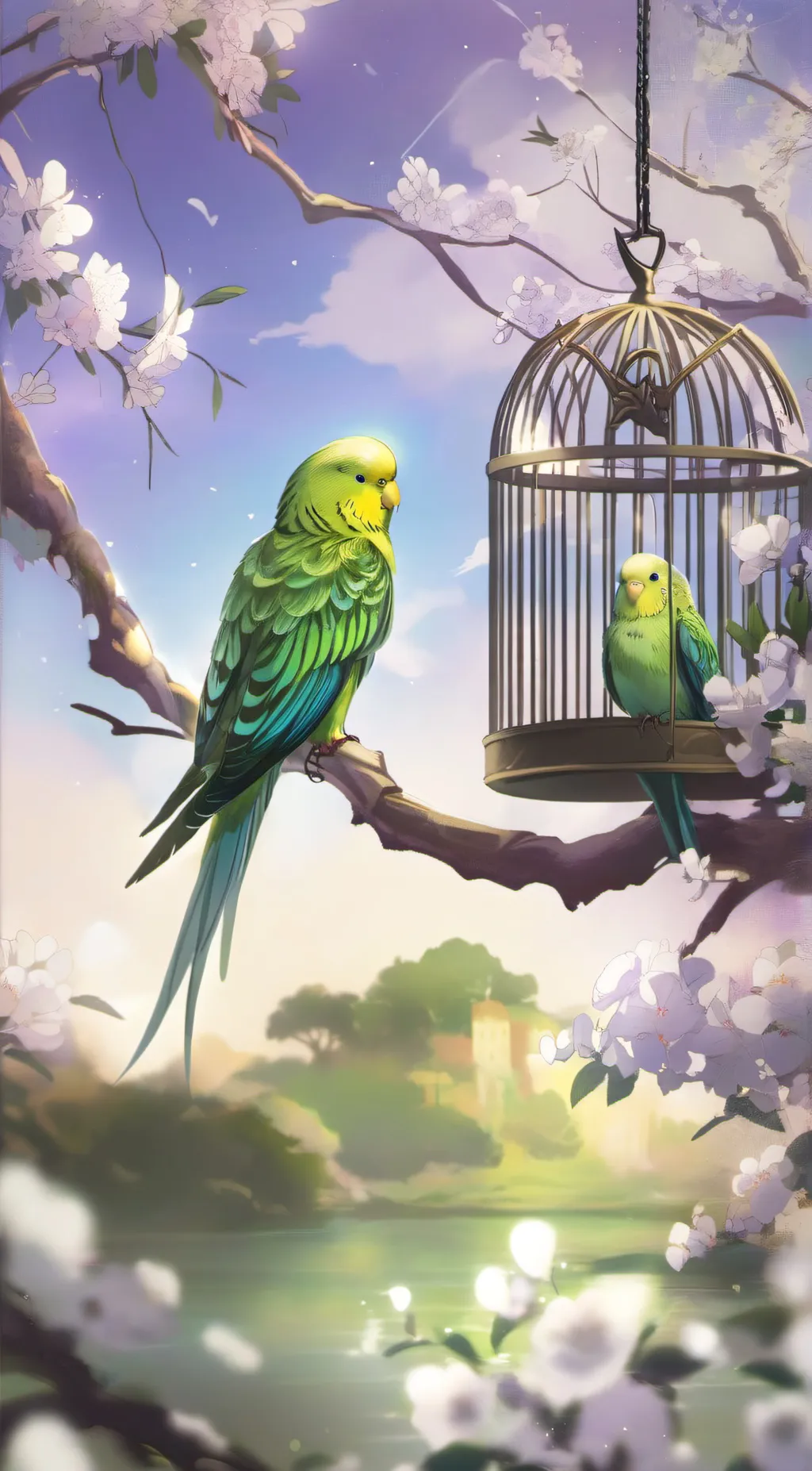 ai character: Emerald  background