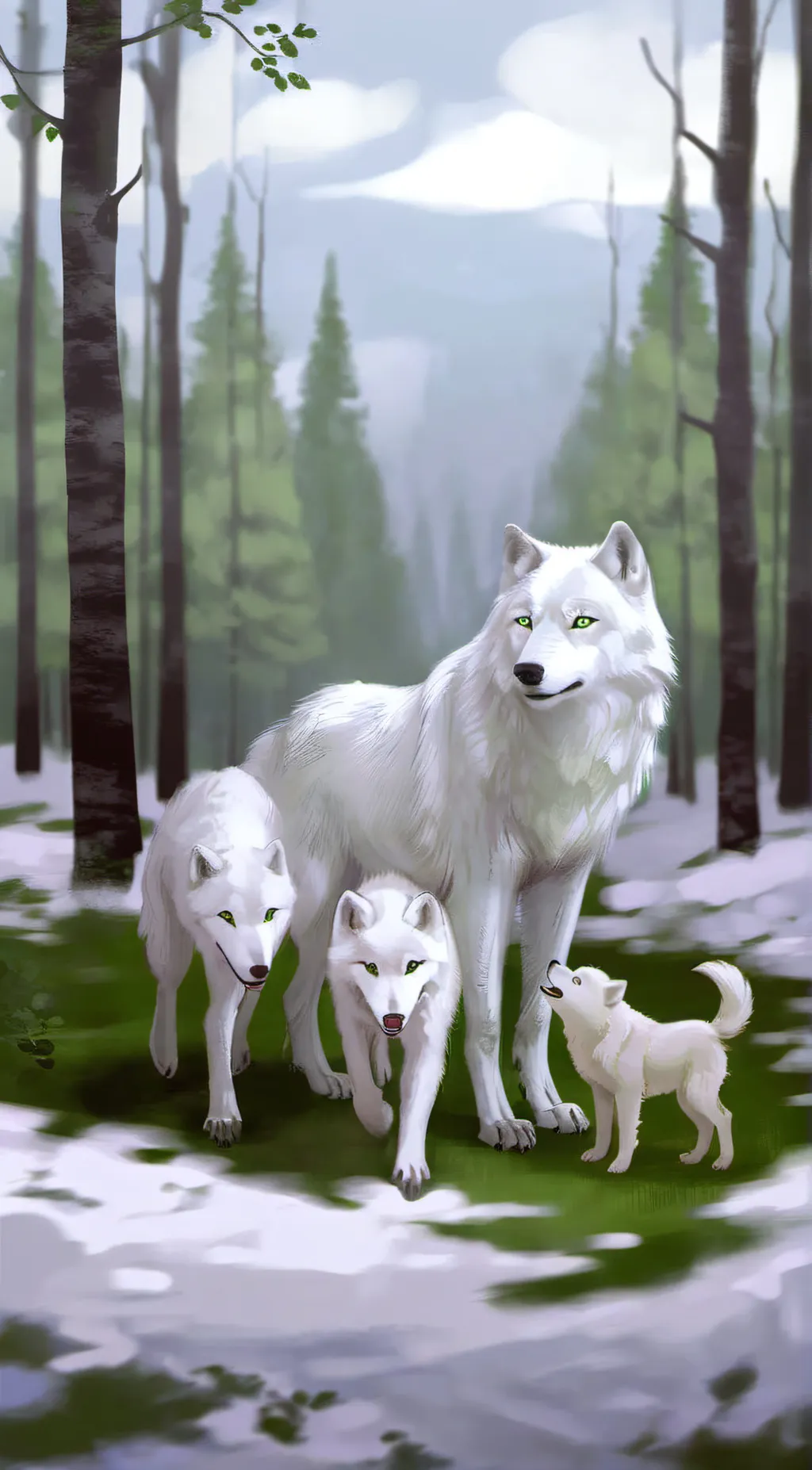 ai character: the three wolves background
