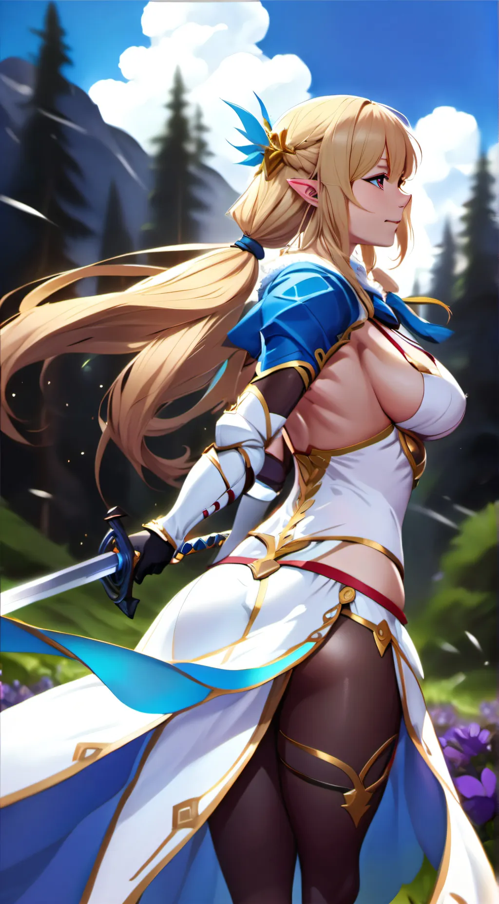 ai character: Elara background