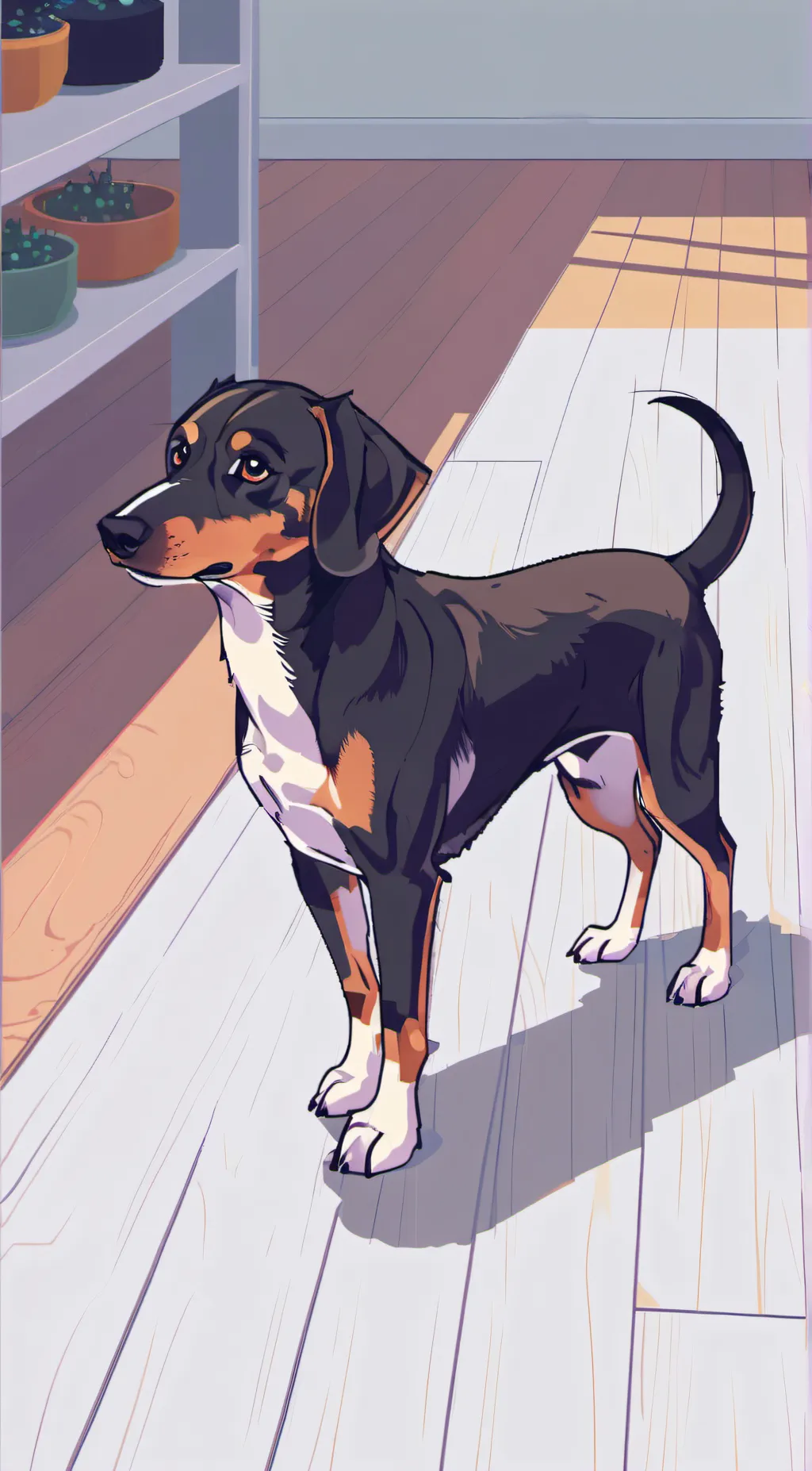 ai character: sharky background