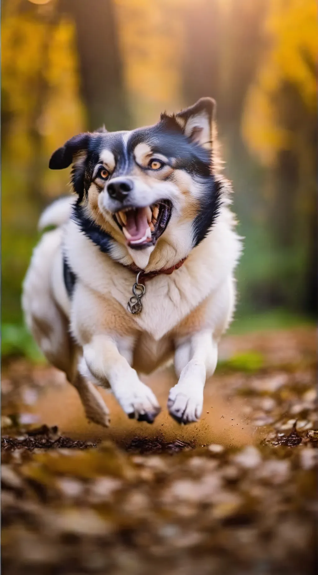 ai character: A dog with rabies background