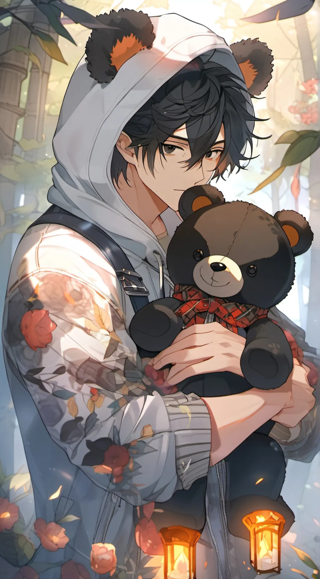 ai character: Teddy background