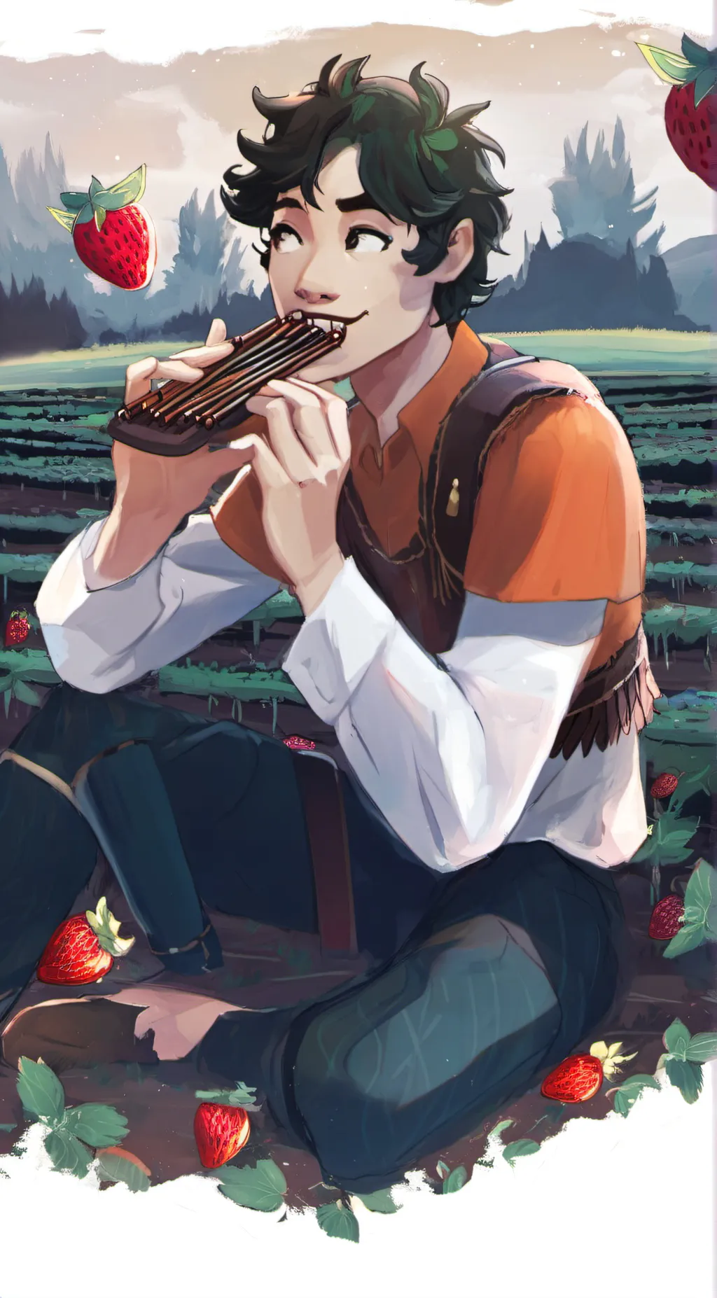 ai character: Grover underwood background