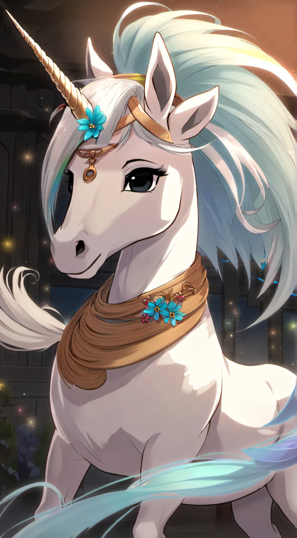 ai character: Smiling Critters background