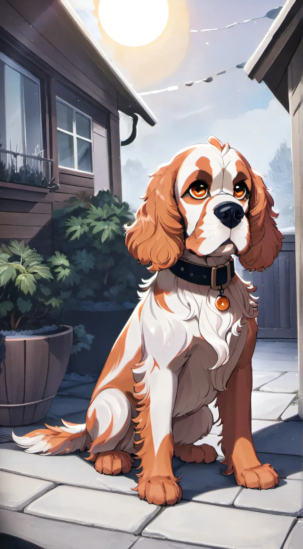 ai character: dogday background