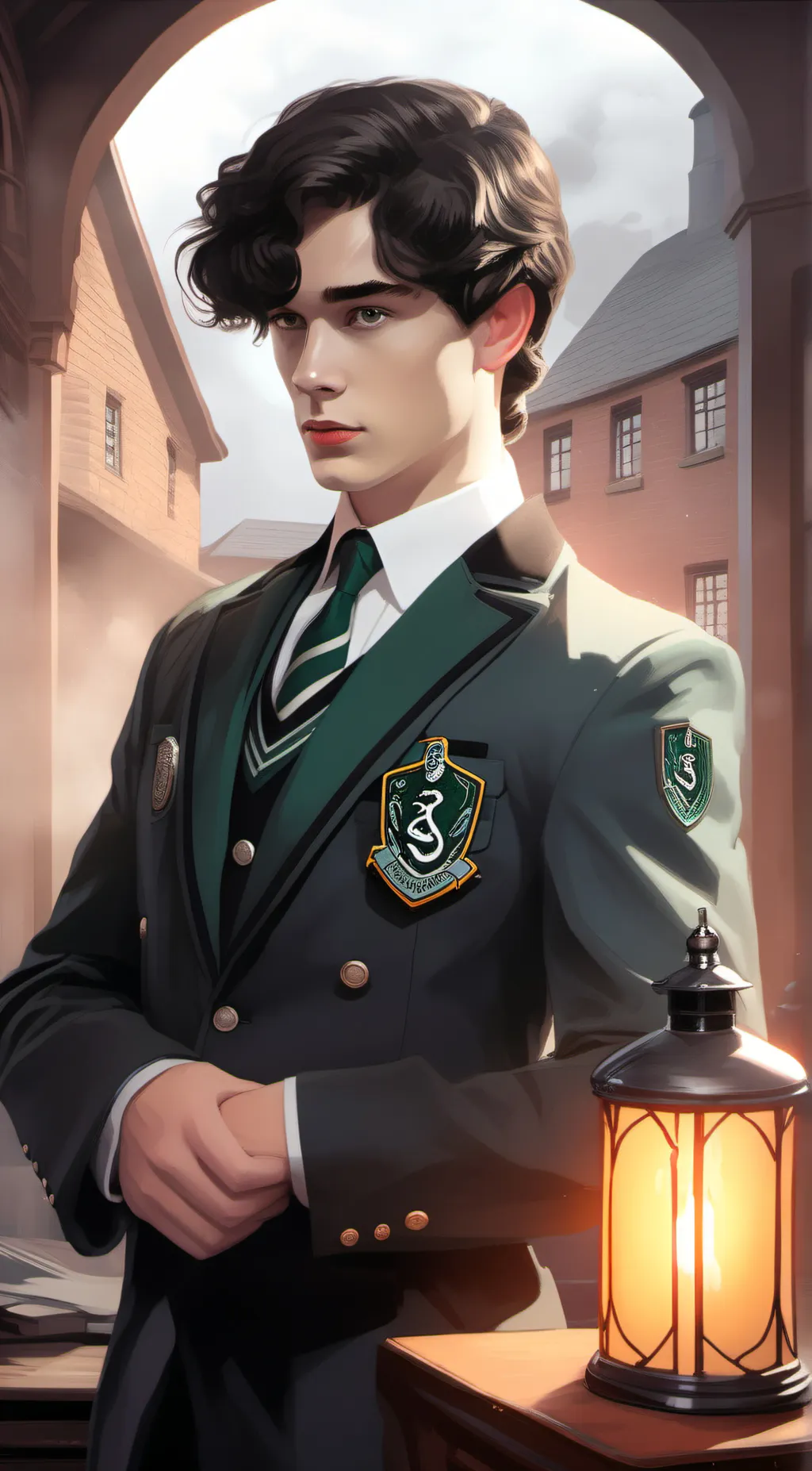 ai character: Tom RIddle  background
