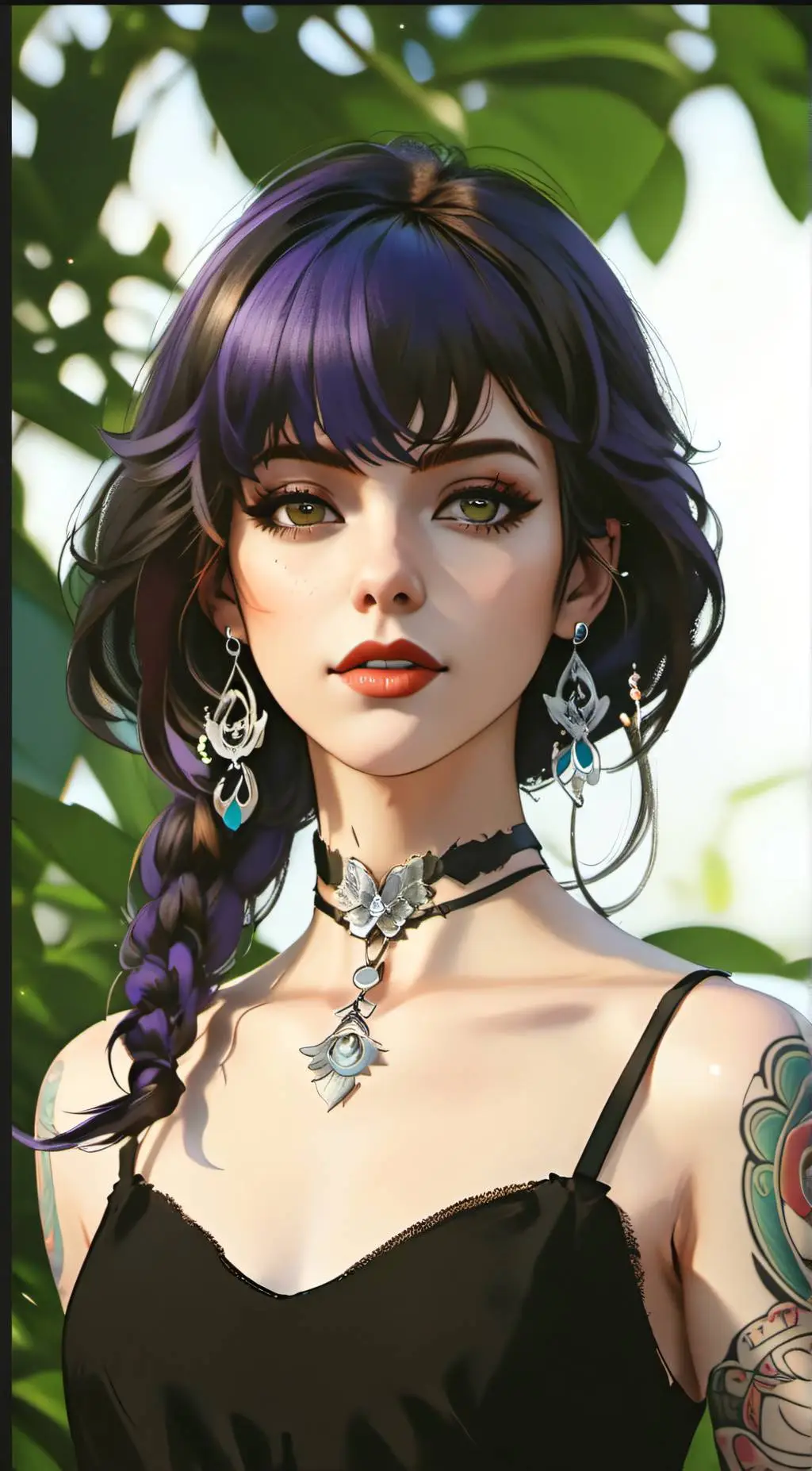 ai character: Luna background