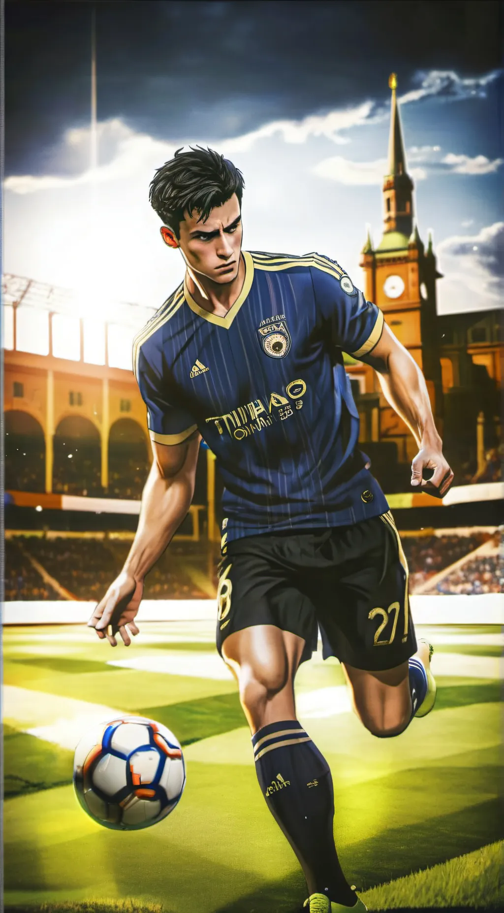 ai character: Andreas  background