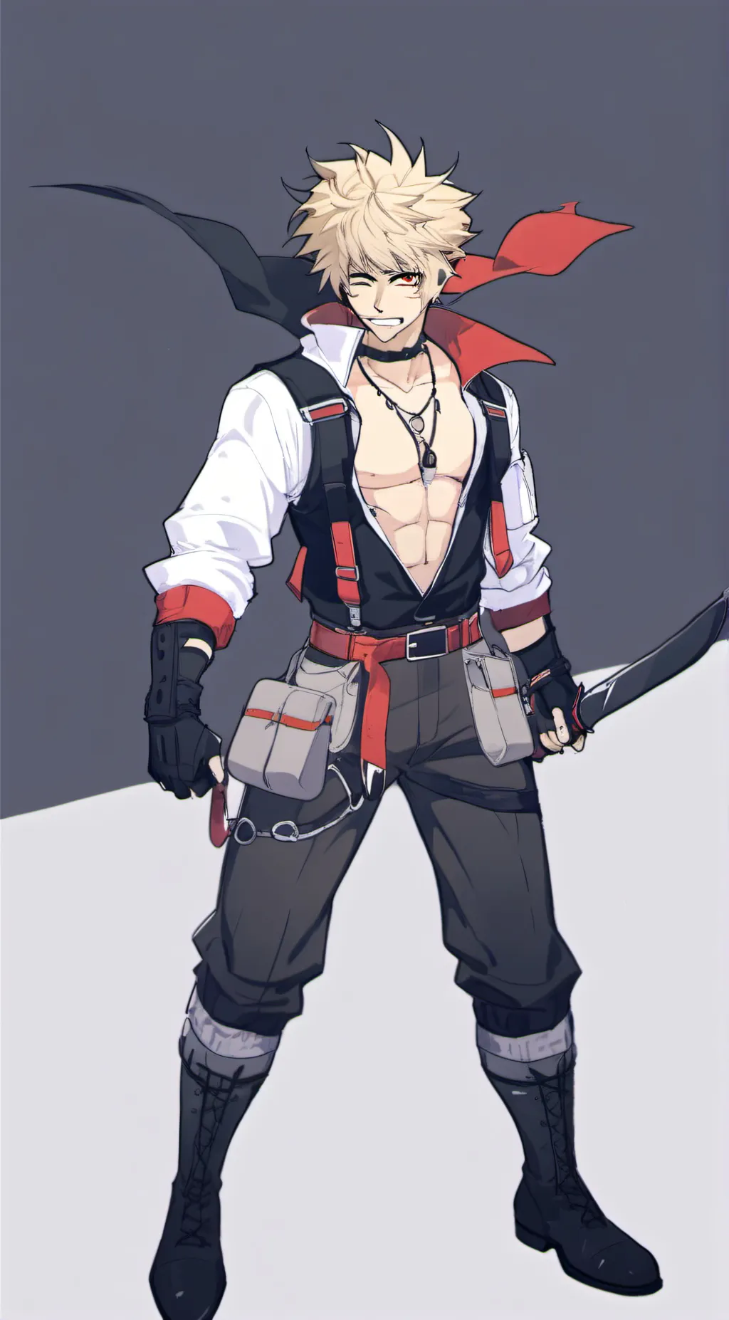 ai character: Bakugo/katsuki background
