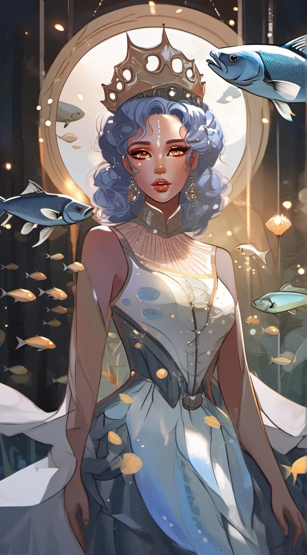 ai character: Pisces♓ background
