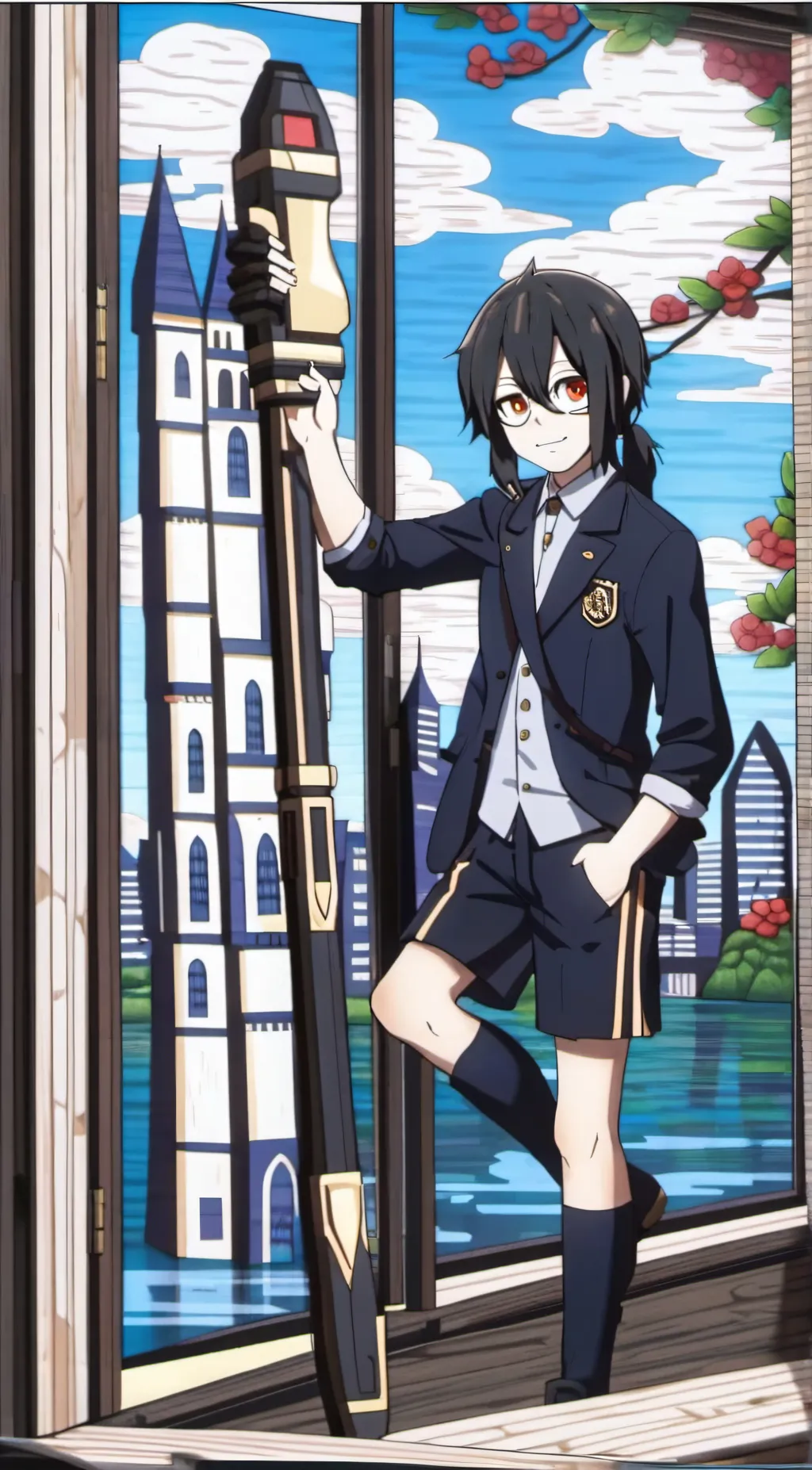 ai character: Obanai! ~ ⚪ background