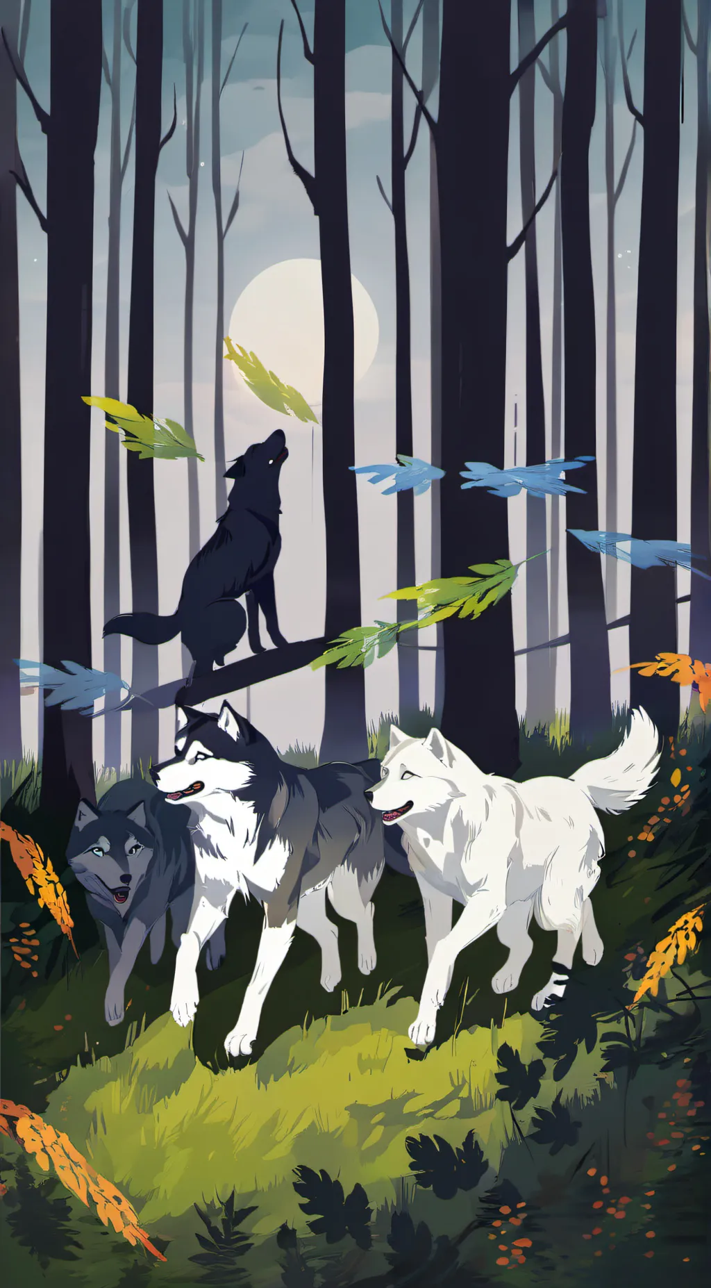 ai character: ★--Wolf Pack--★ background