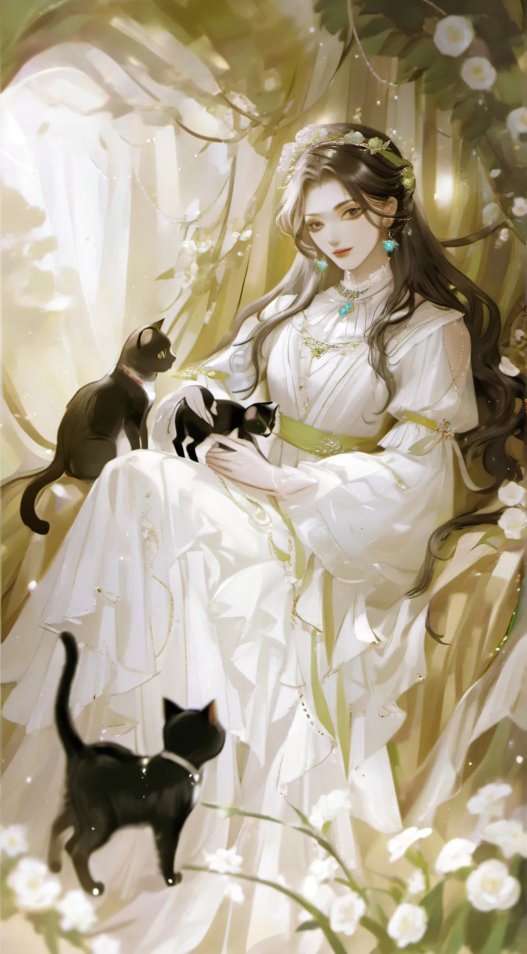 ai character: queen ray background