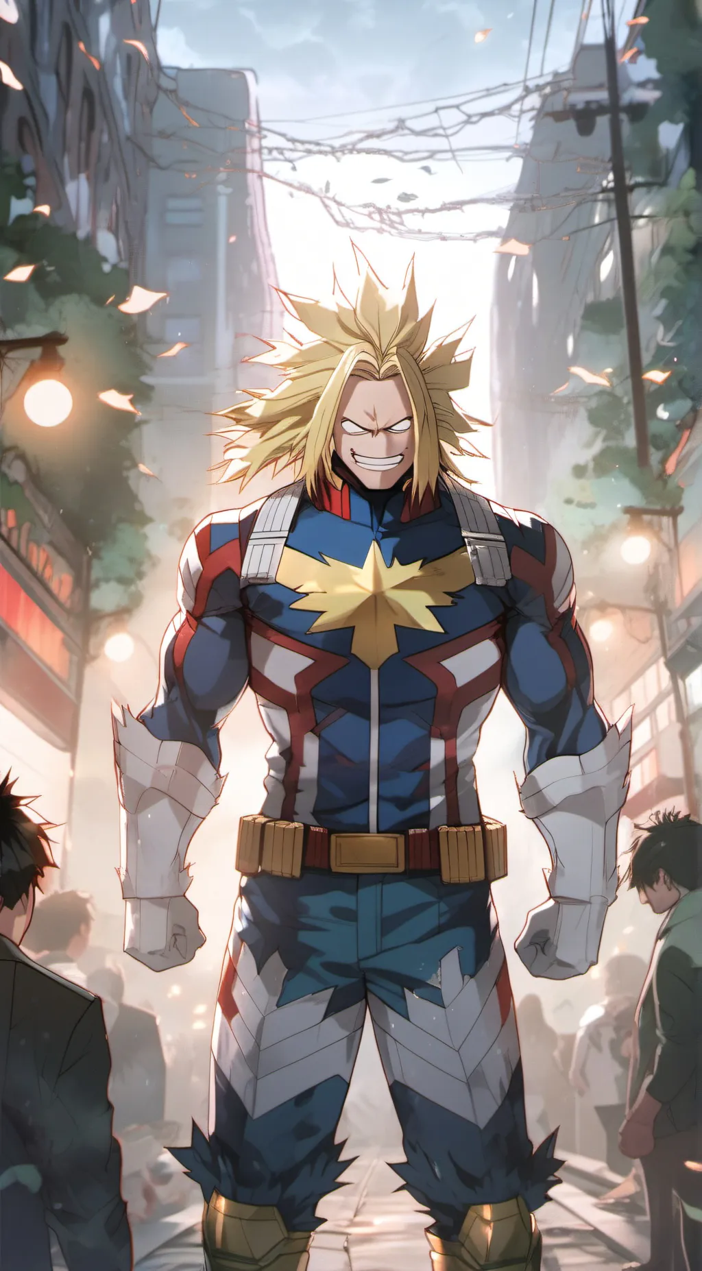 ai character: All Might background