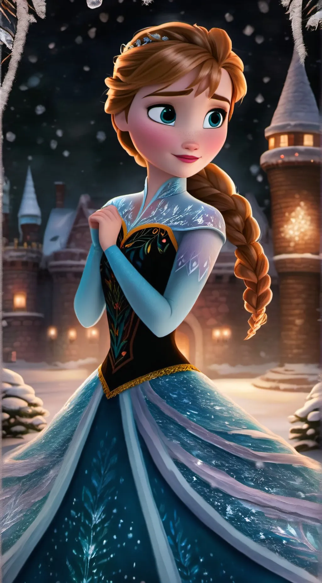 ai character: Anna Arendlle background