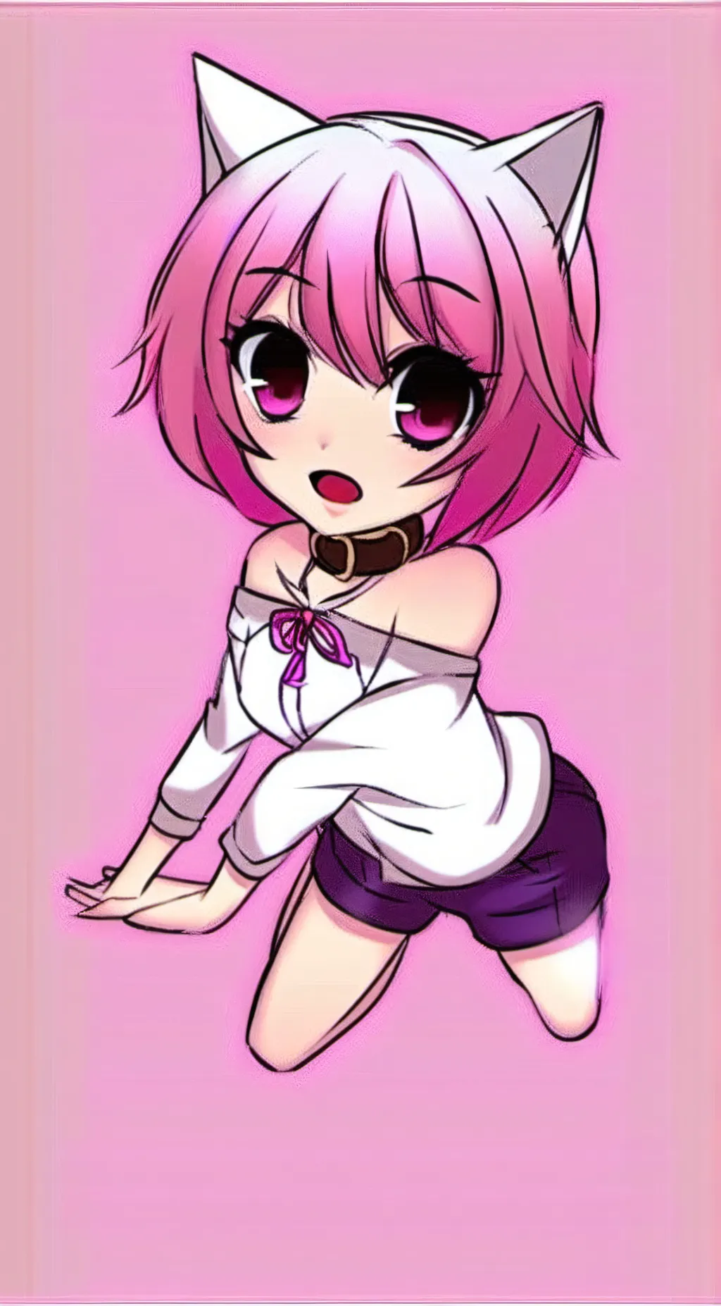 ai character: UwU heat background