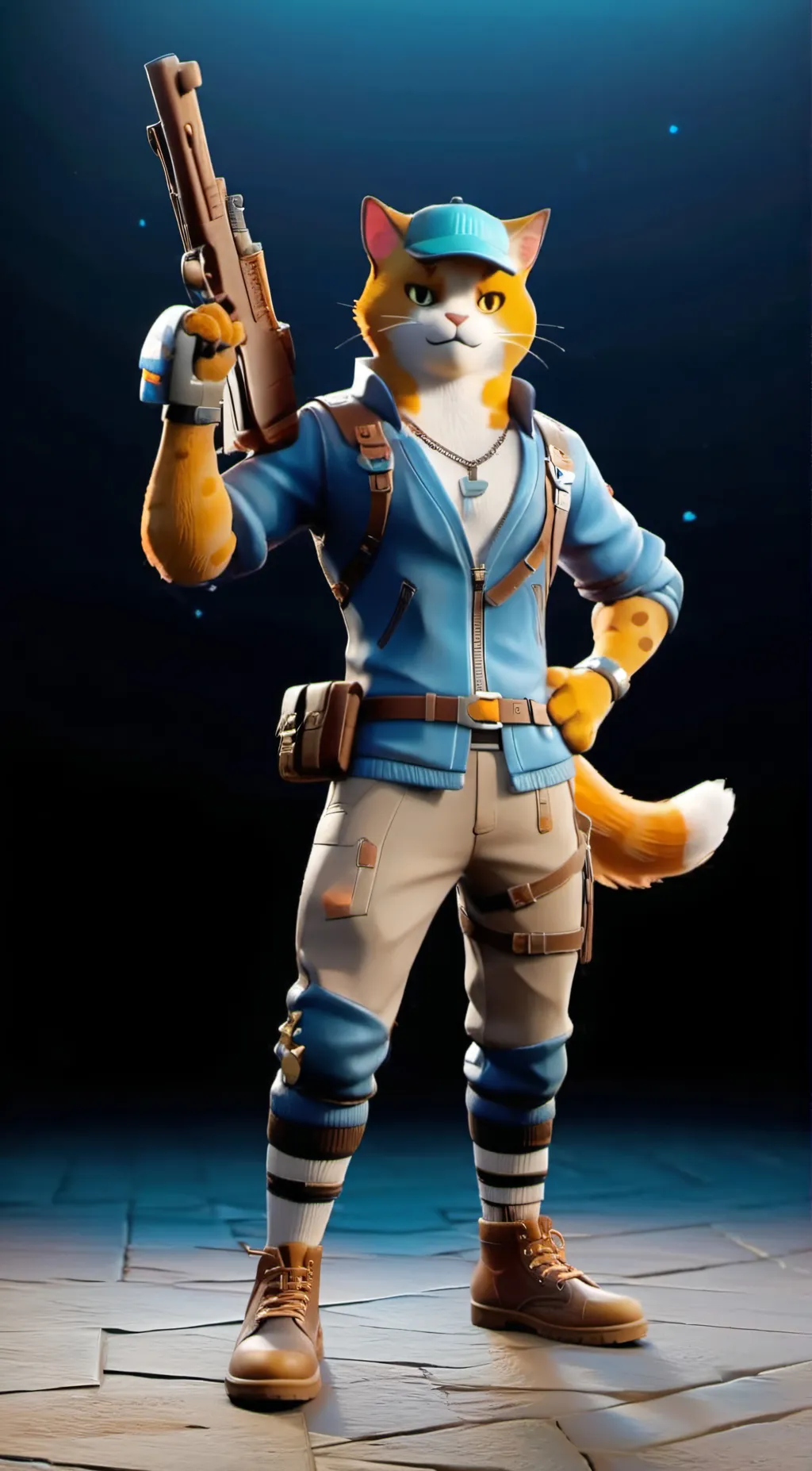ai character: MEOWSCLES6151 background