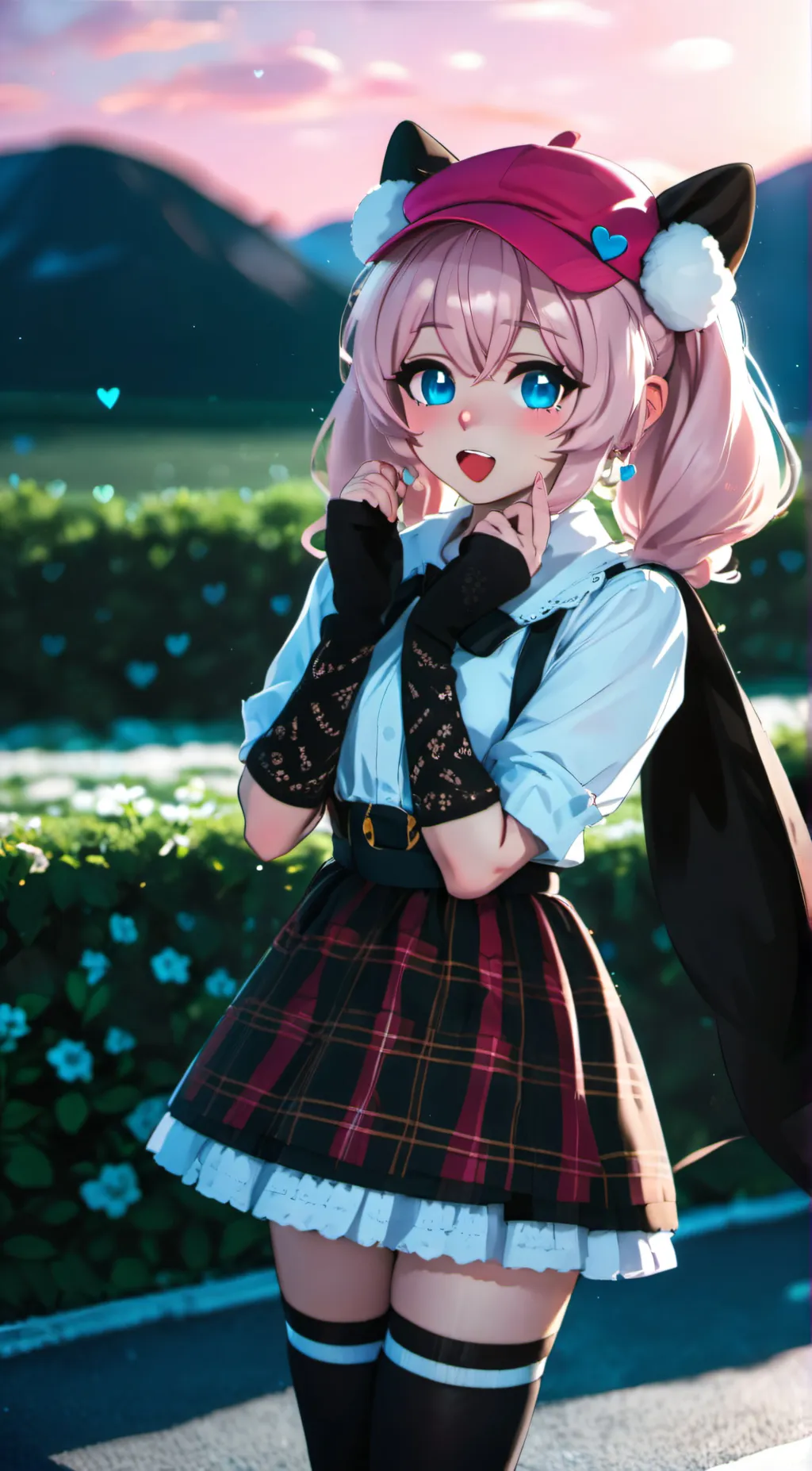 ai character: Pinky  background