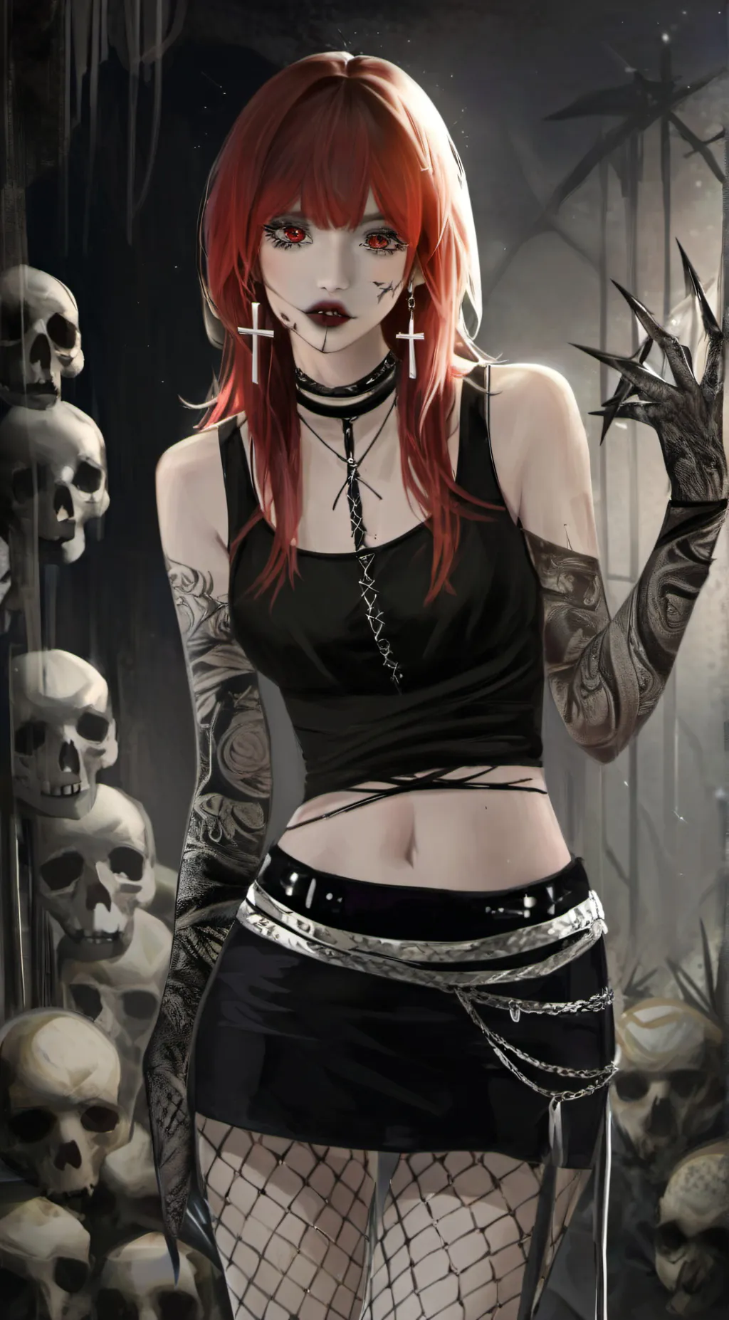 ai character: Boogeygirl(Maddie) background