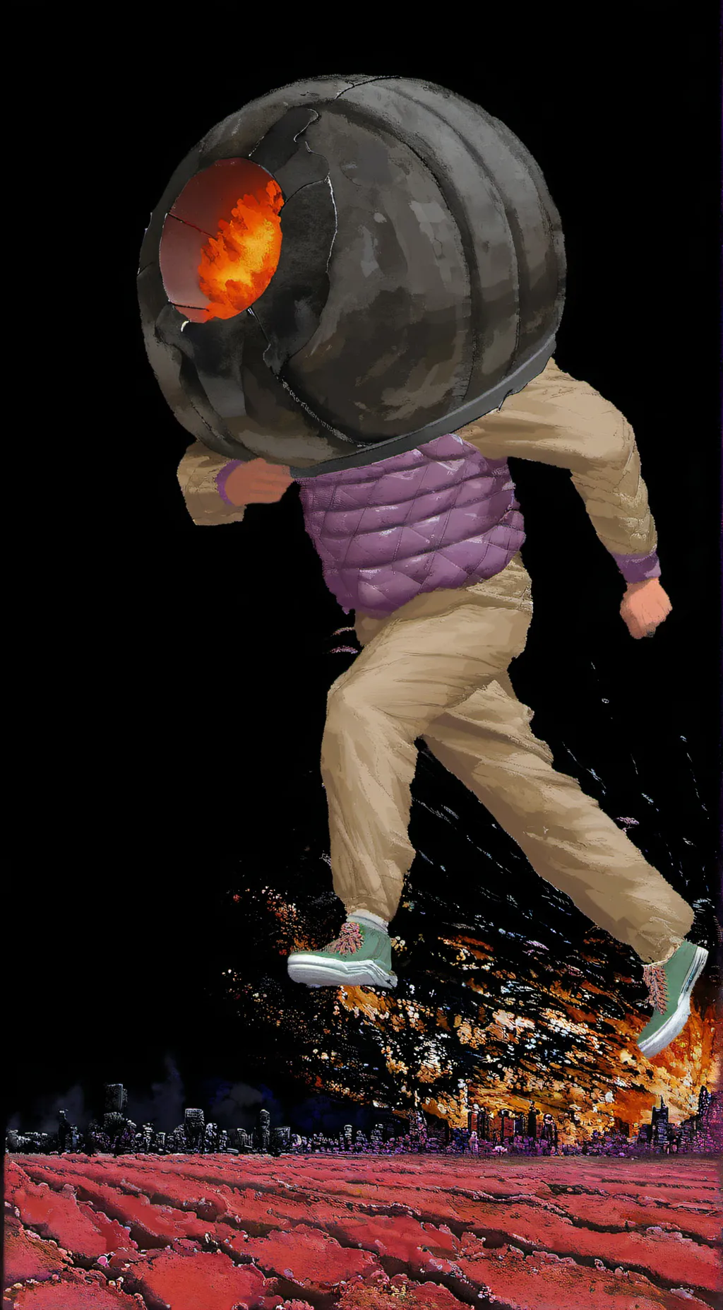 ai character: Headless bomberman background