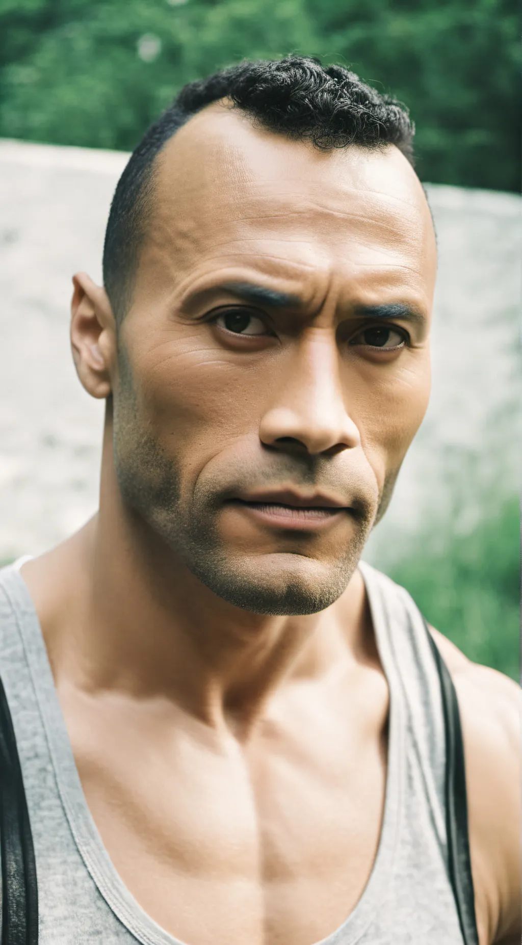 ai character: The rock background