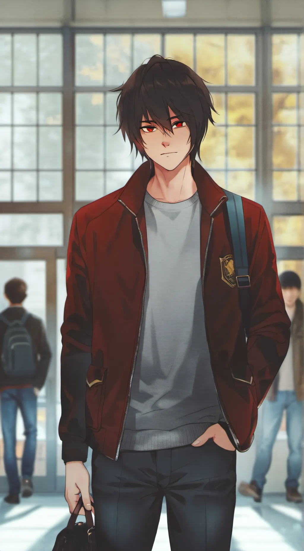 ai character: ★Aaron lycn★ background