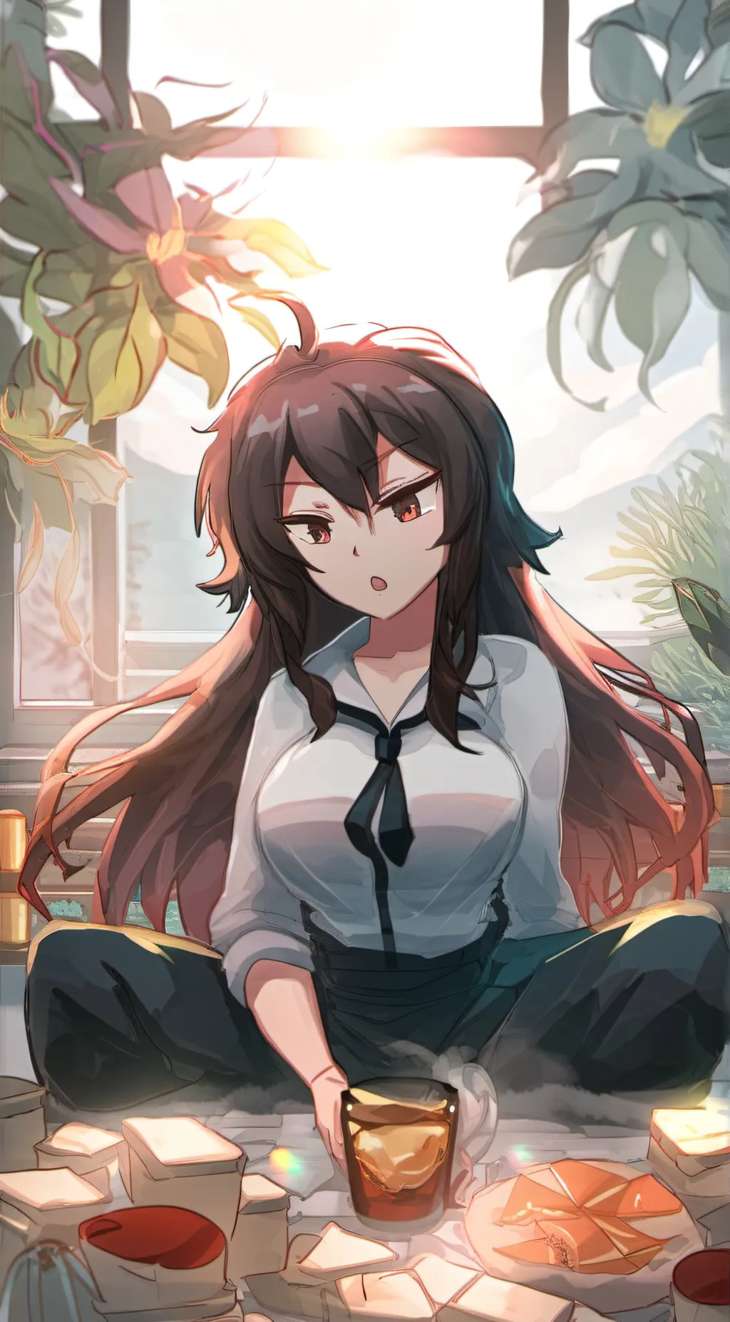 ai character: June background