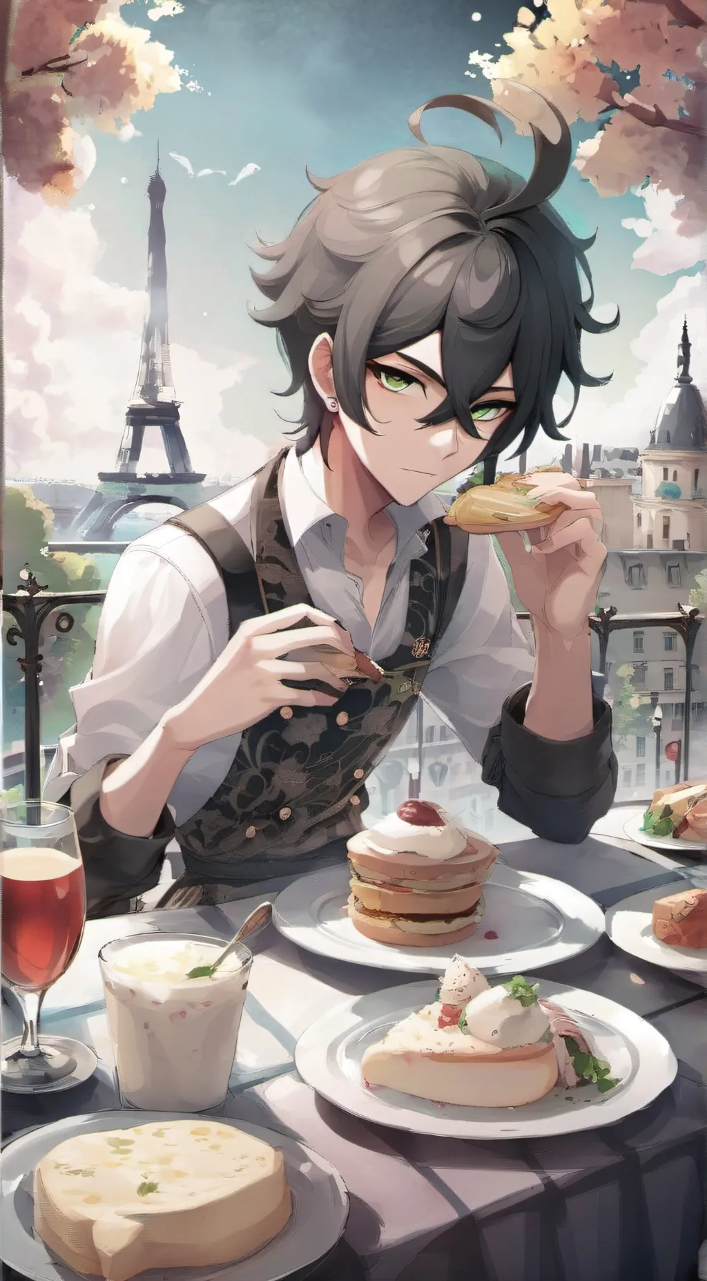 ai character: h background