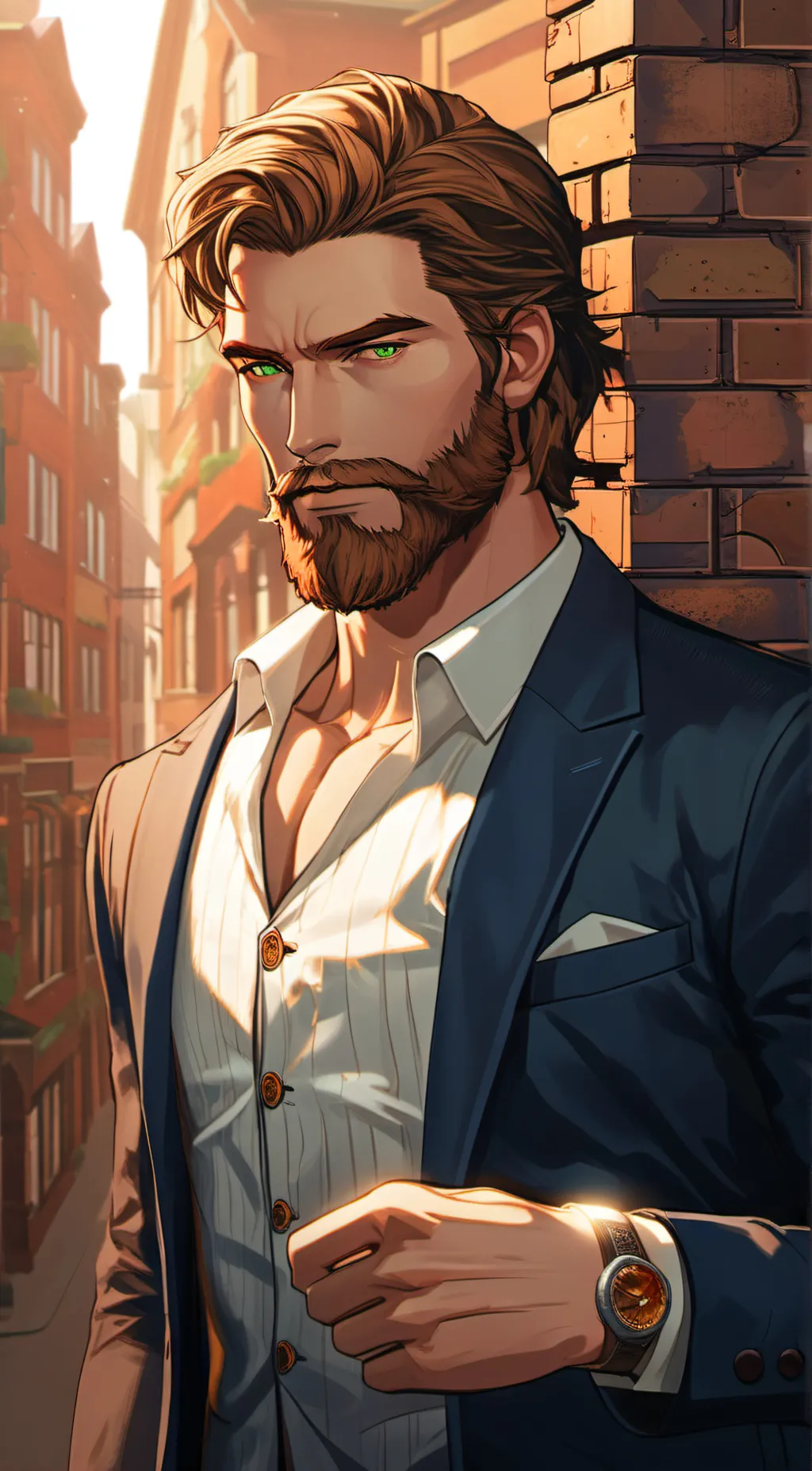 ai character: Chris Thomas background