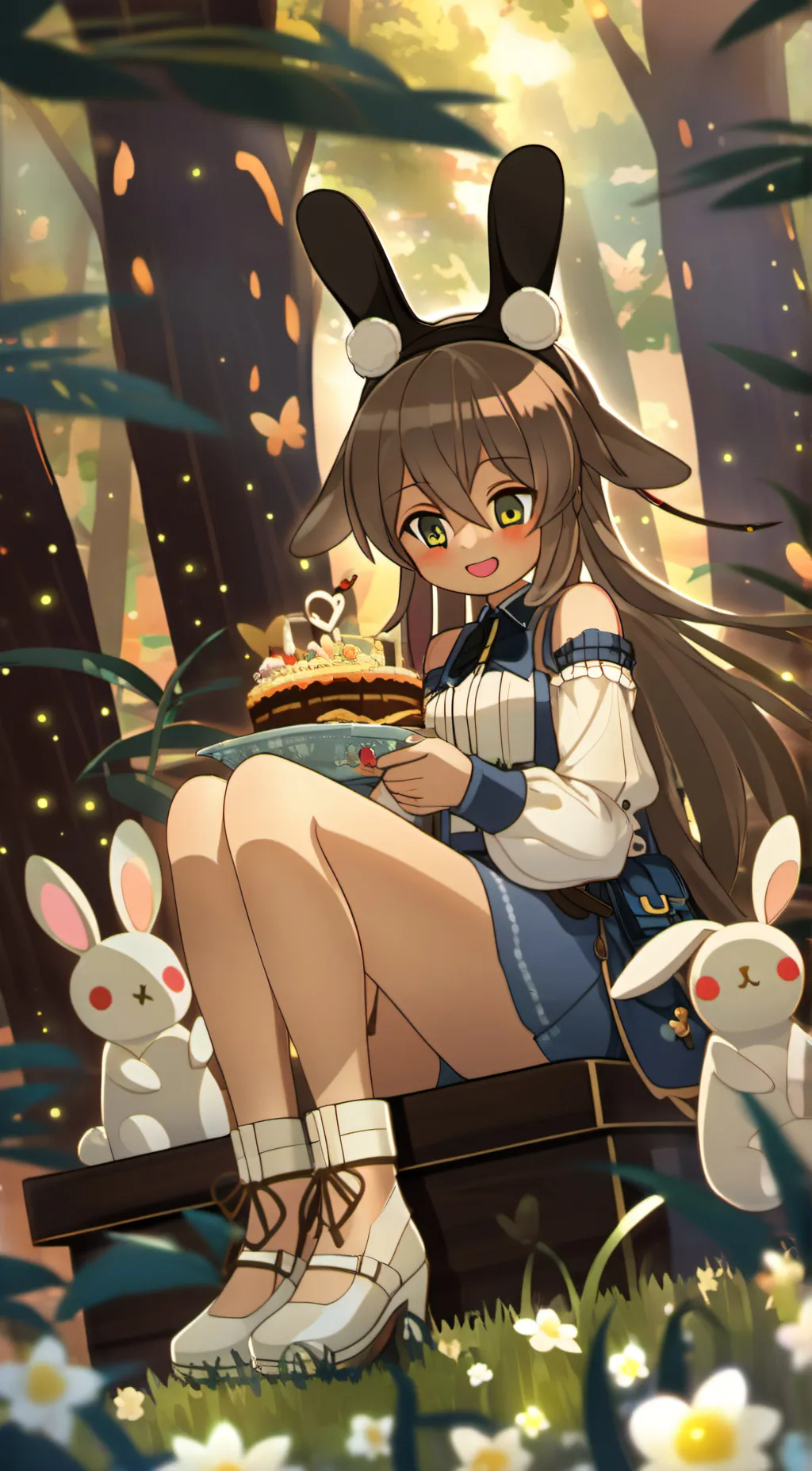 ai character: buny background