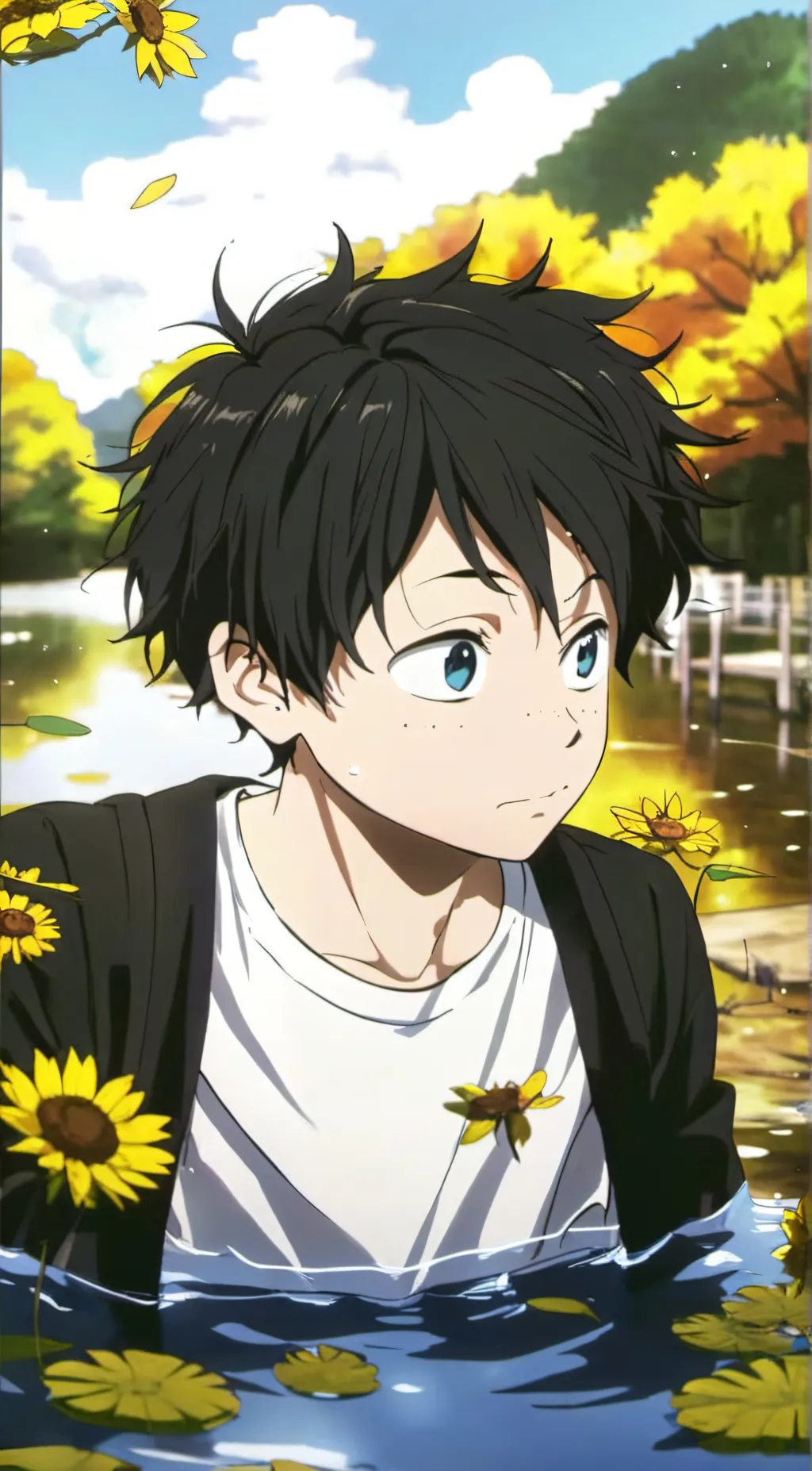 ai character: mha & Elmo charact background