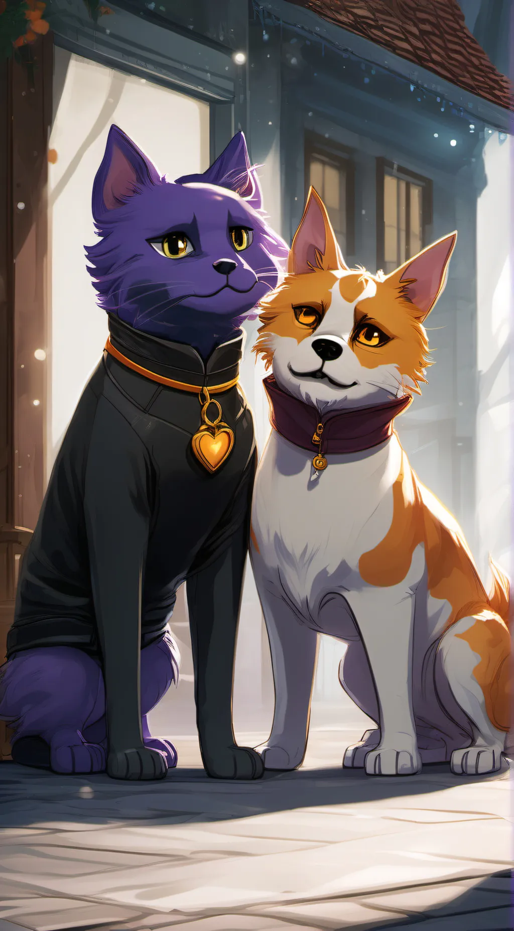 ai character: catnap x dogday background