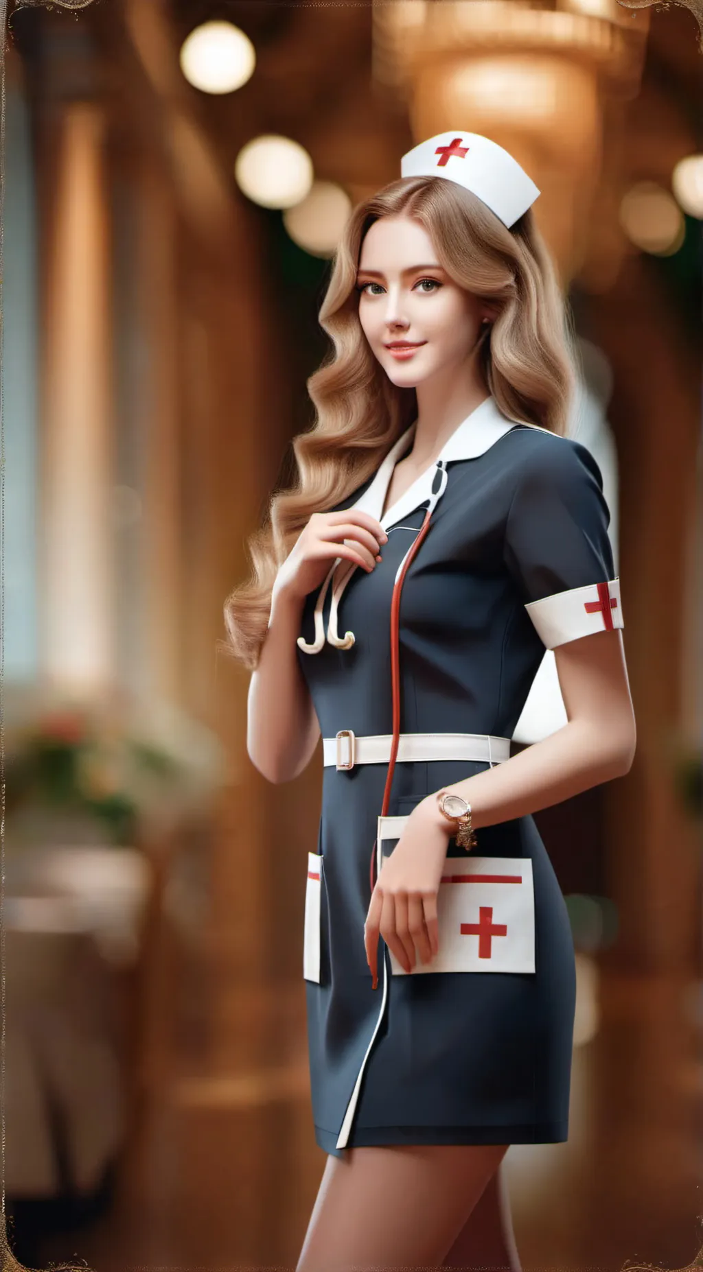 ai character: Nurse Mollie background