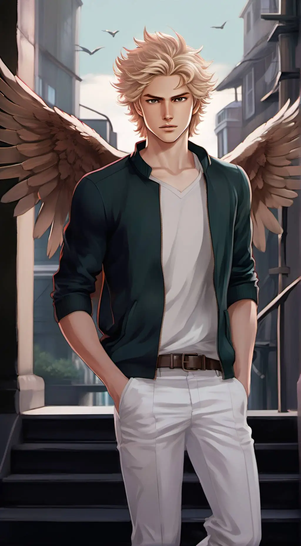 ai character: Keigo Takami background