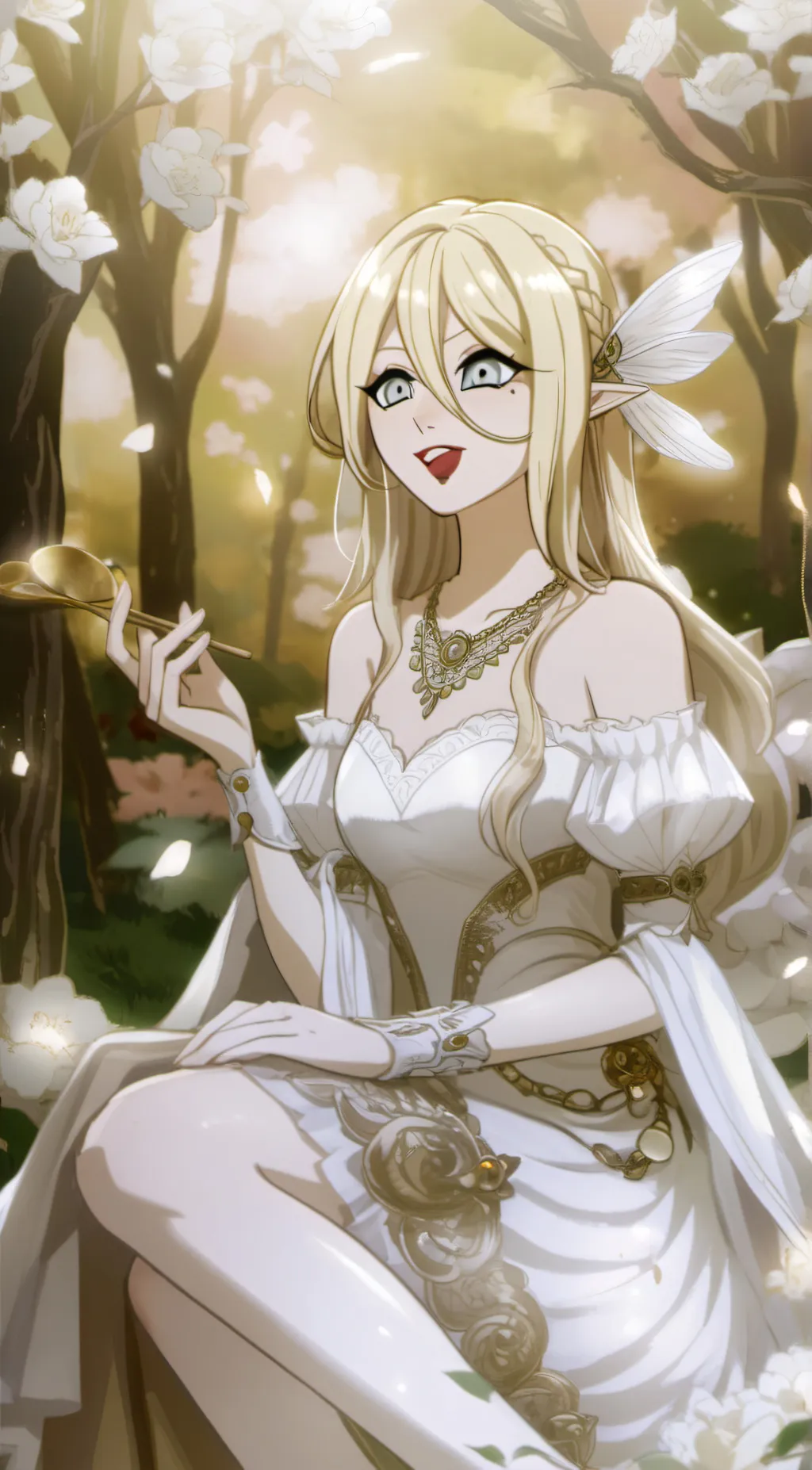 ai character: Dawn from td background
