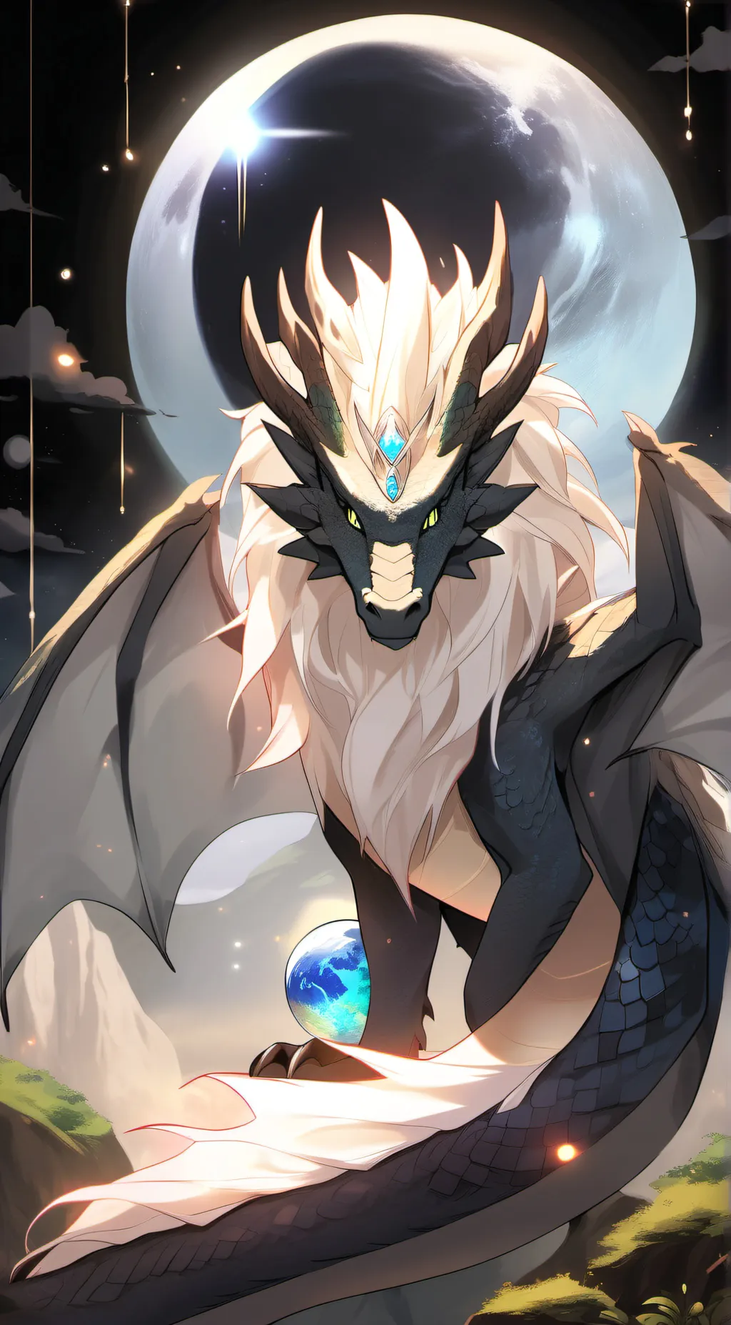 ai character: dragons background
