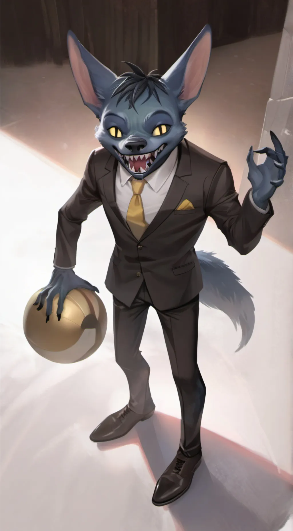 ai character: huggy. wuggy background