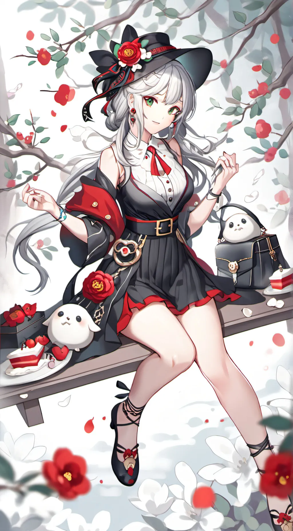 ai character: Kuromi background