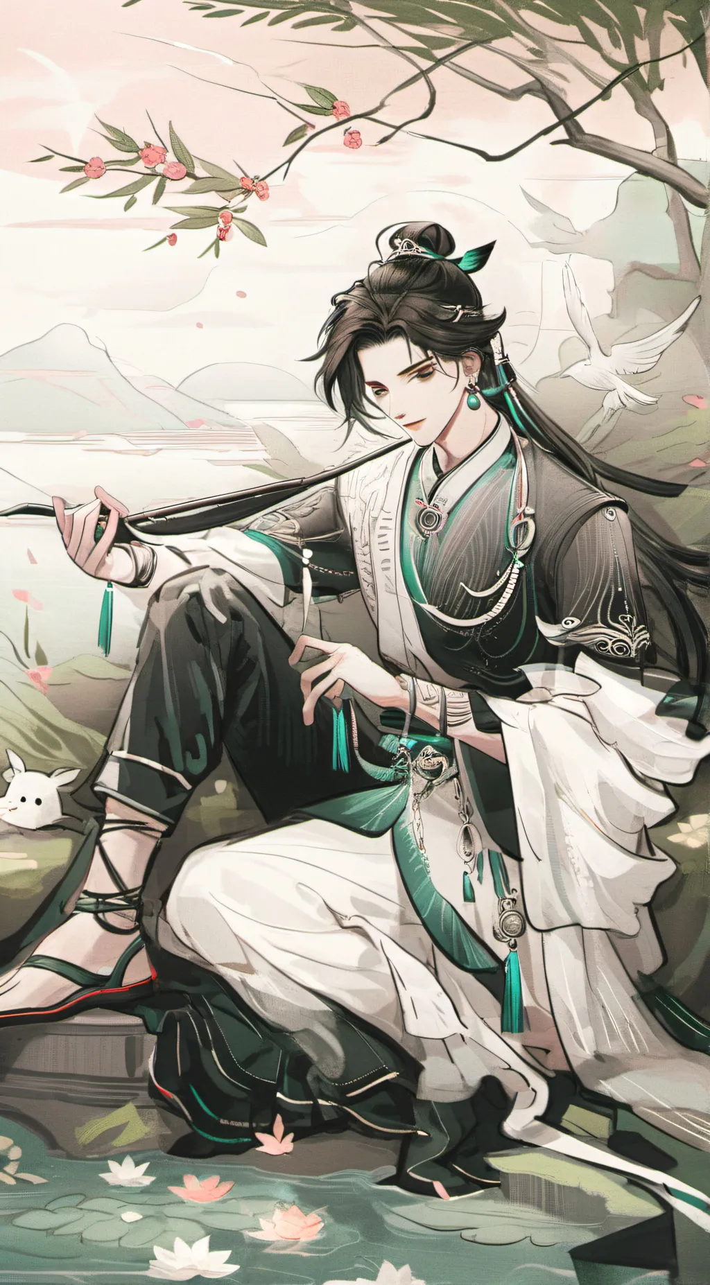 ai character: Alexander  background