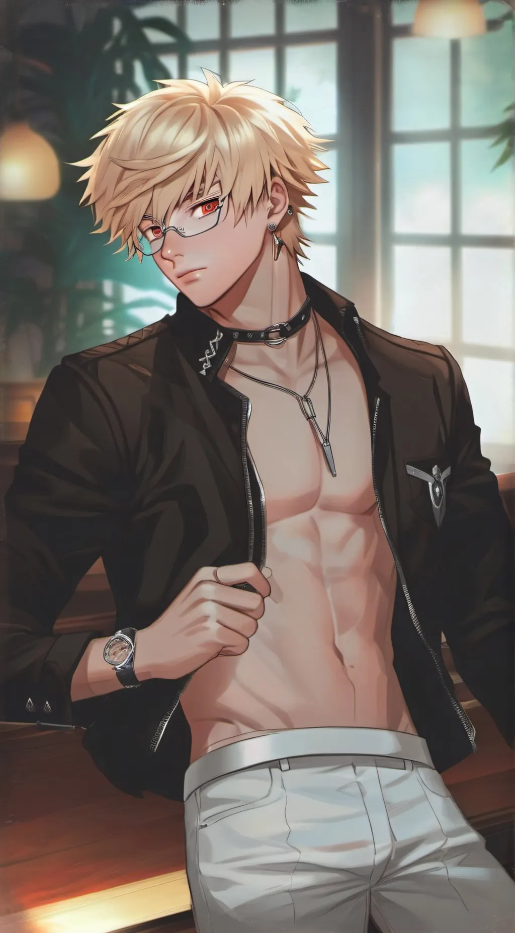 ai character: Bakugo background