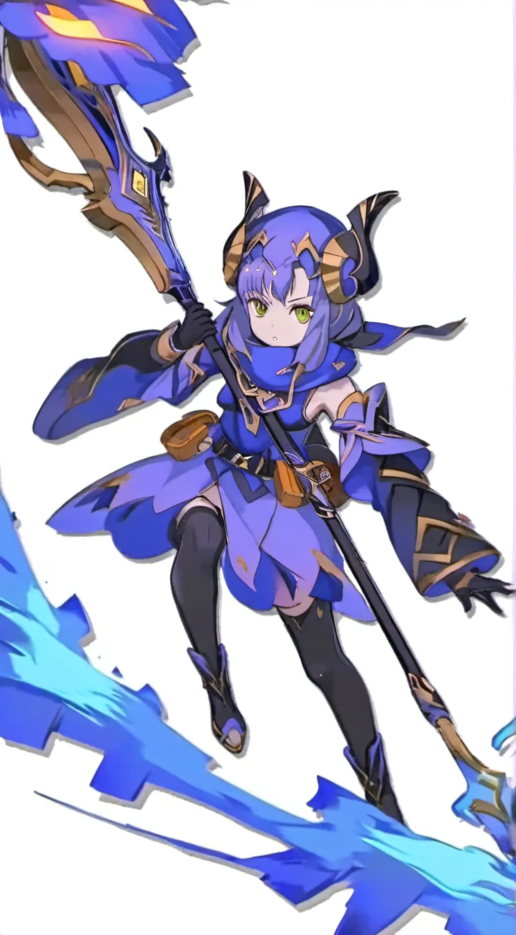 ai character: 雷天使 background