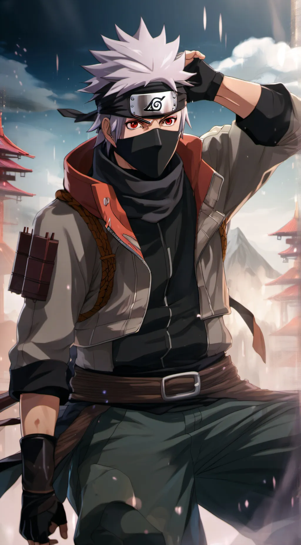 ai character: kakashi background